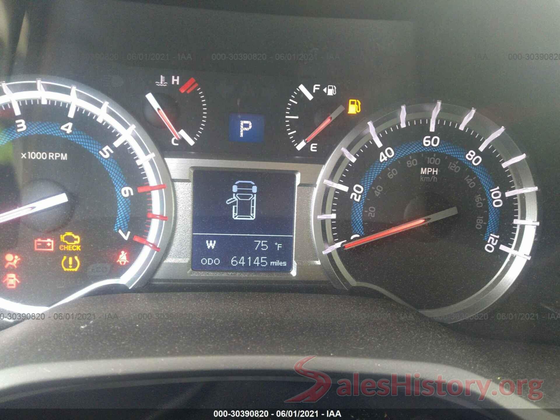 JTEBU5JR4G5339845 2016 TOYOTA 4RUNNER