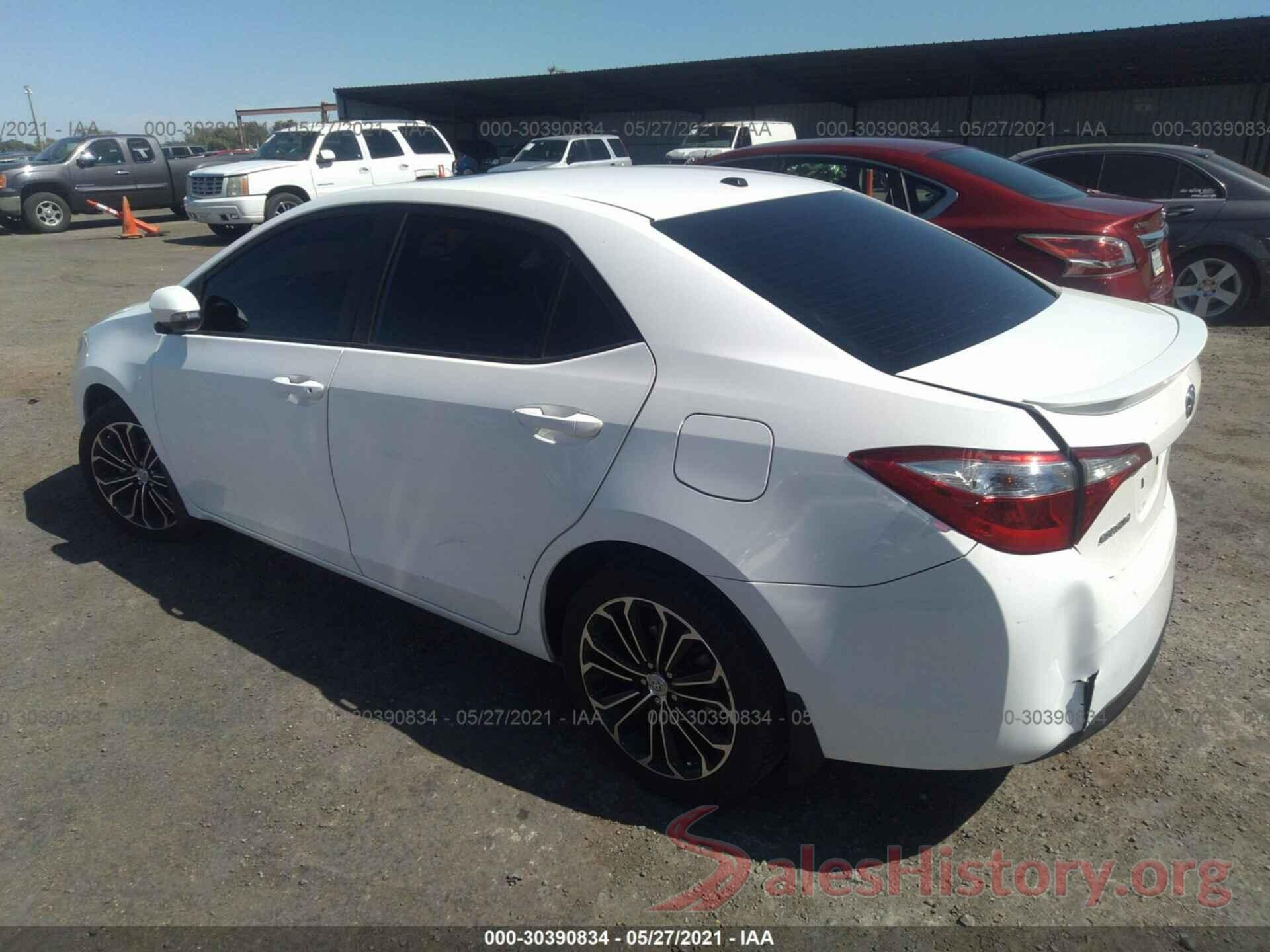 5YFBURHE5GP372127 2016 TOYOTA COROLLA