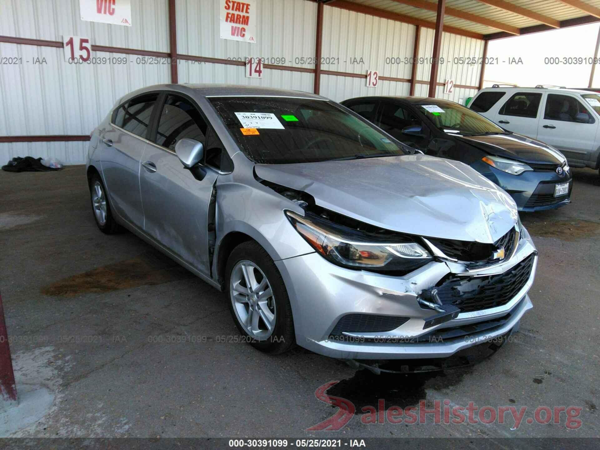 3G1BE6SM1HS588758 2017 CHEVROLET CRUZE