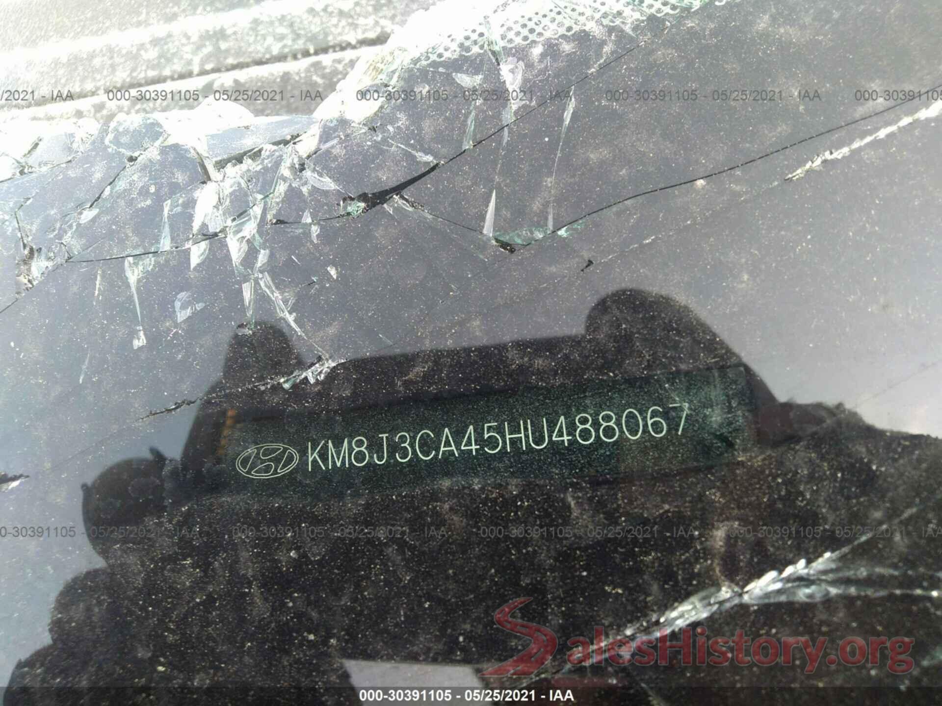 KM8J3CA45HU488067 2017 HYUNDAI TUCSON