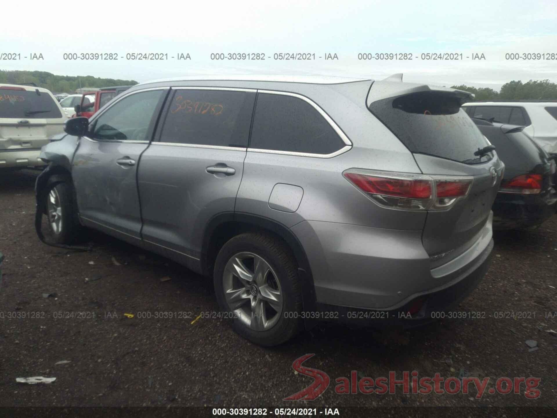 5TDDKRFHXGS343046 2016 TOYOTA HIGHLANDER