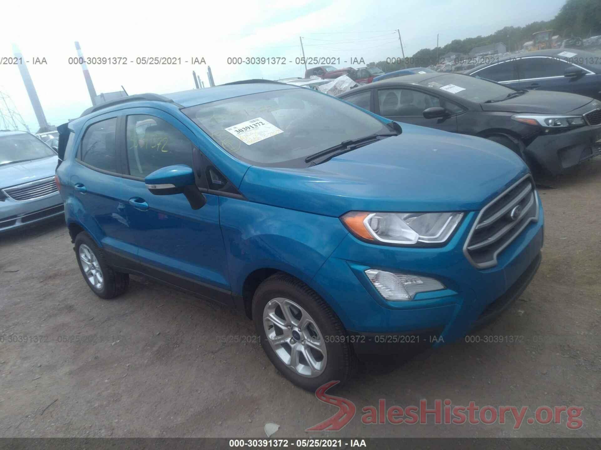 MAJ3S2GE5KC301987 2019 FORD ECOSPORT