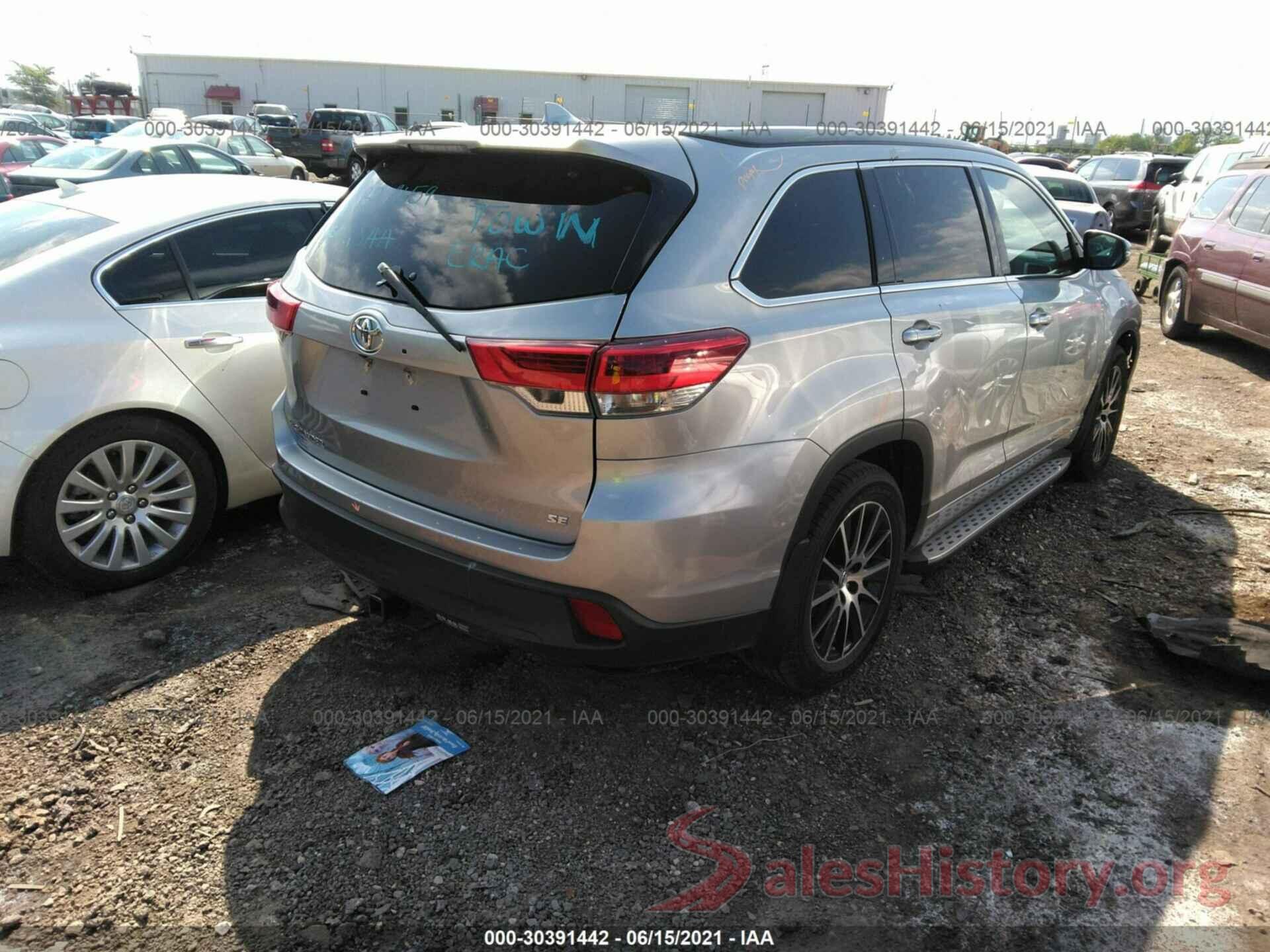 5TDKZRFH2HS509323 2017 TOYOTA HIGHLANDER