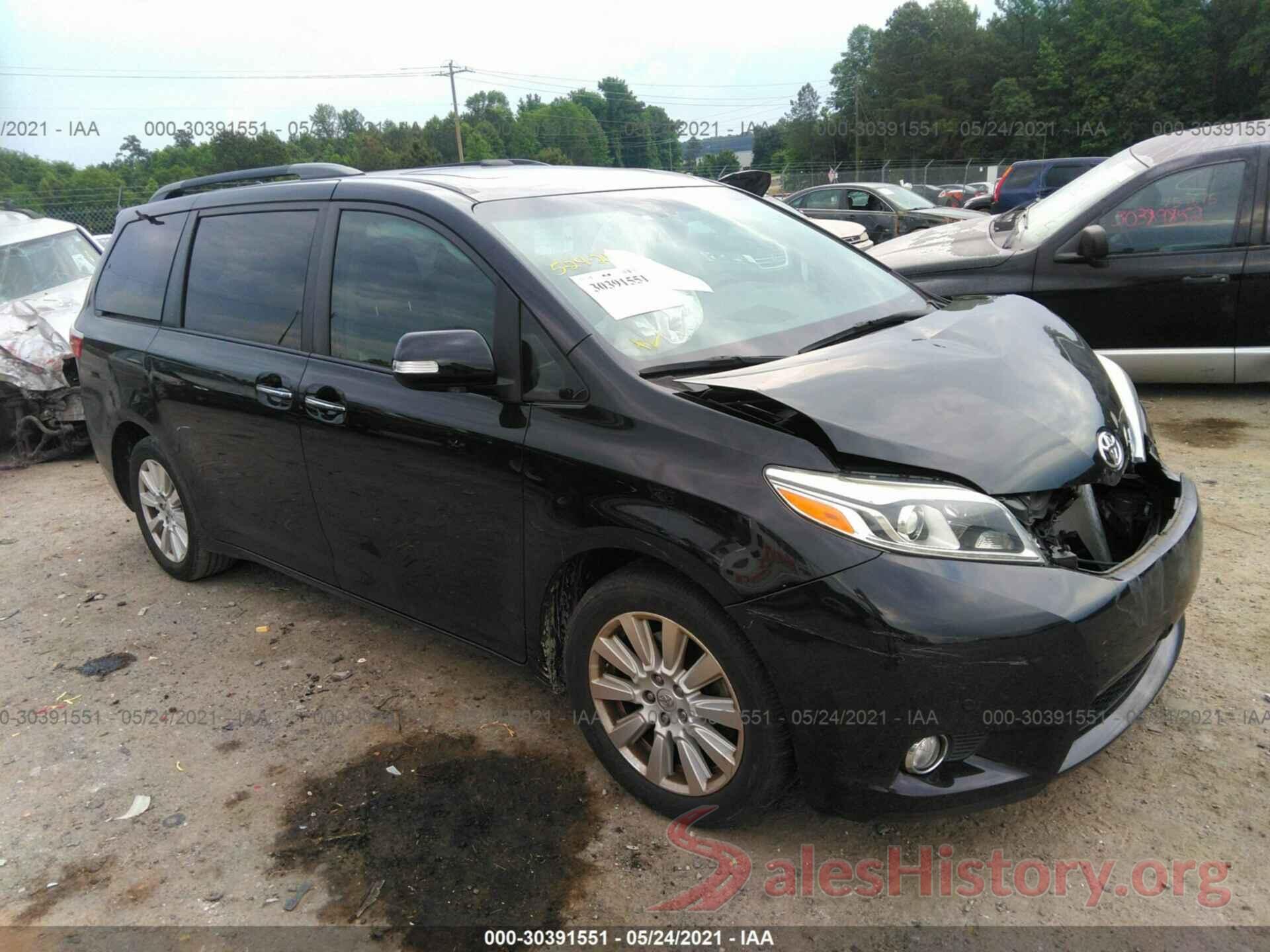 5TDYZ3DC8HS848277 2017 TOYOTA SIENNA