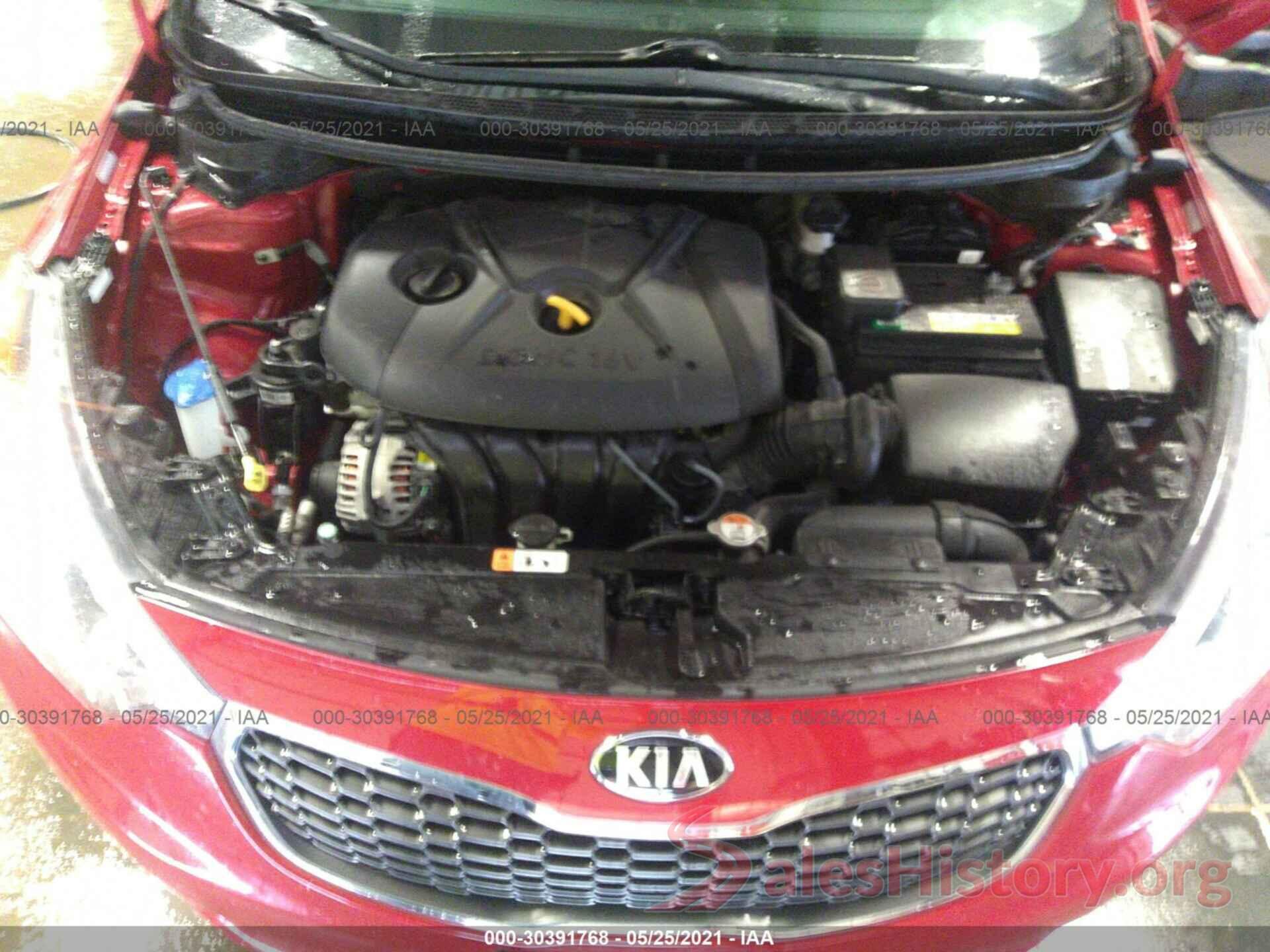 KNAFX4A65G5517756 2016 KIA FORTE