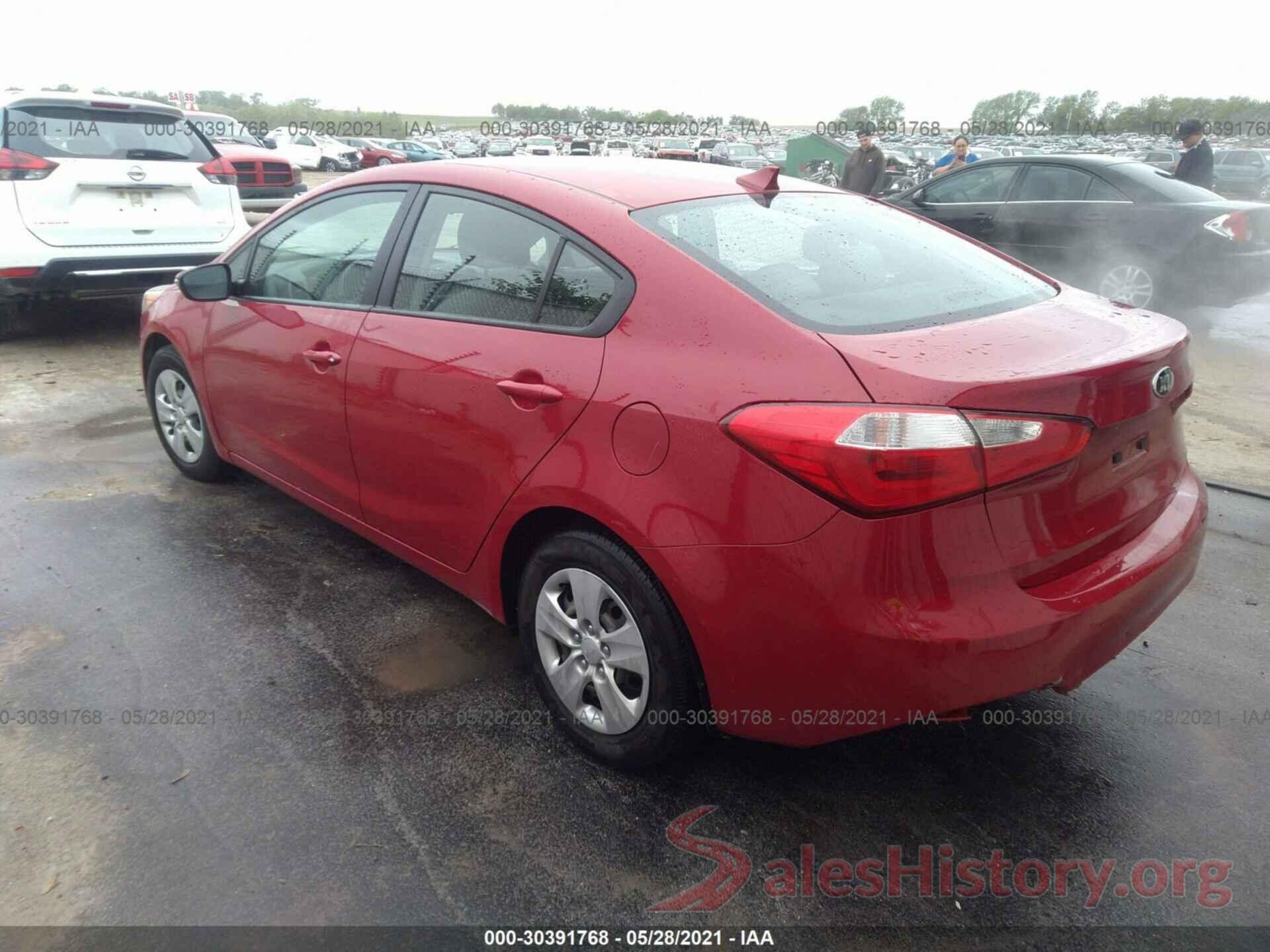 KNAFX4A65G5517756 2016 KIA FORTE