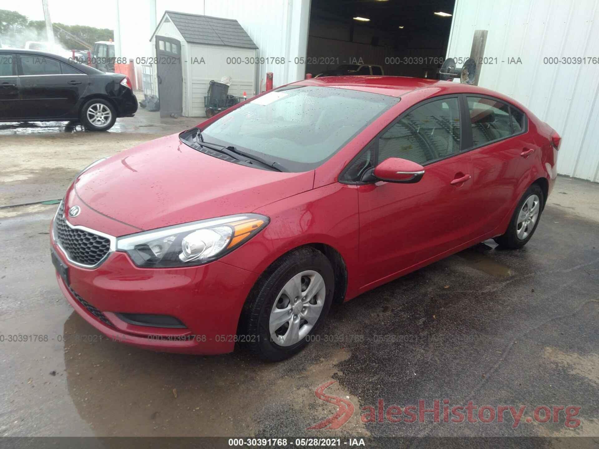 KNAFX4A65G5517756 2016 KIA FORTE