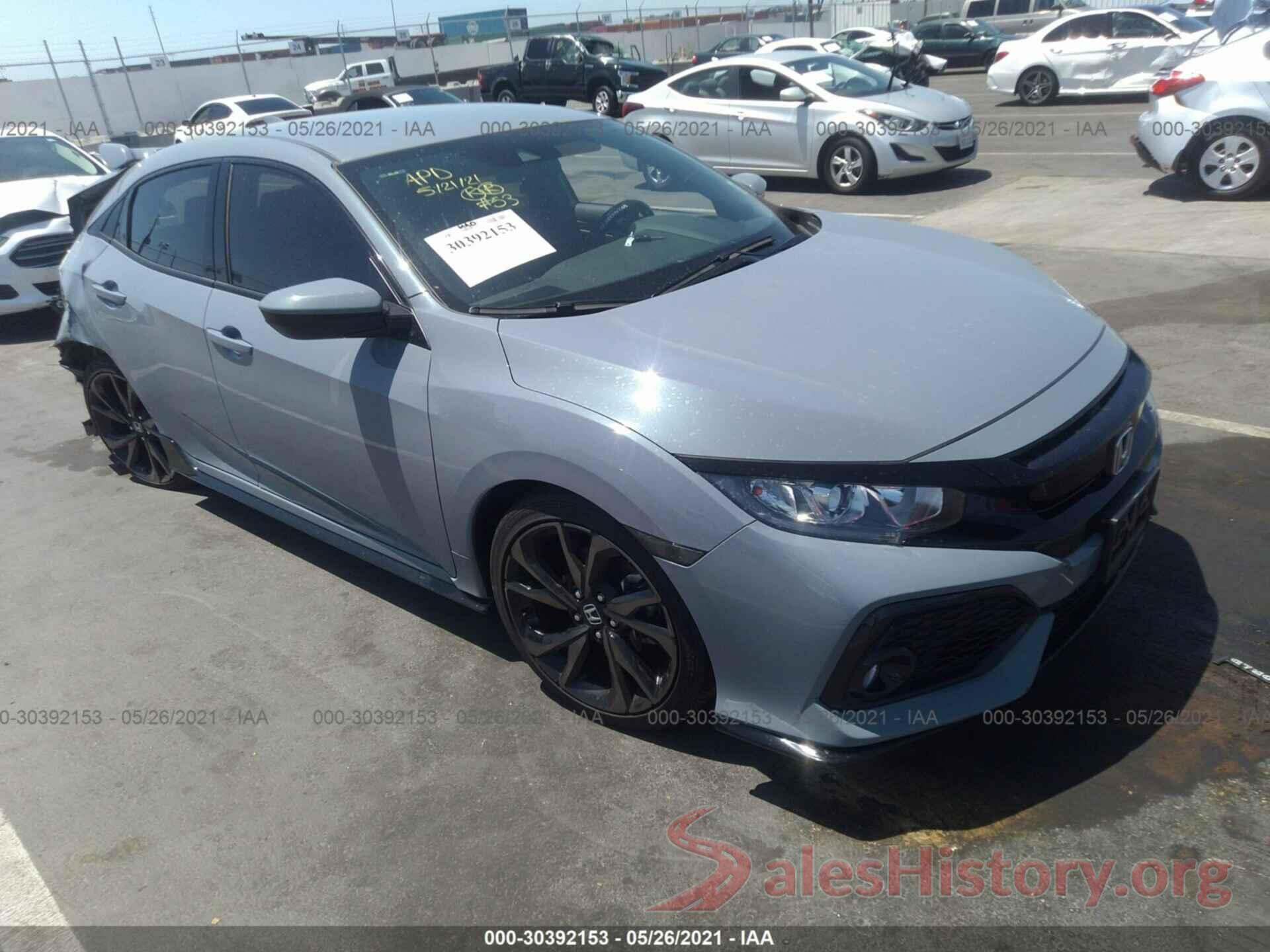 SHHFK7H41KU423015 2019 HONDA CIVIC HATCHBACK