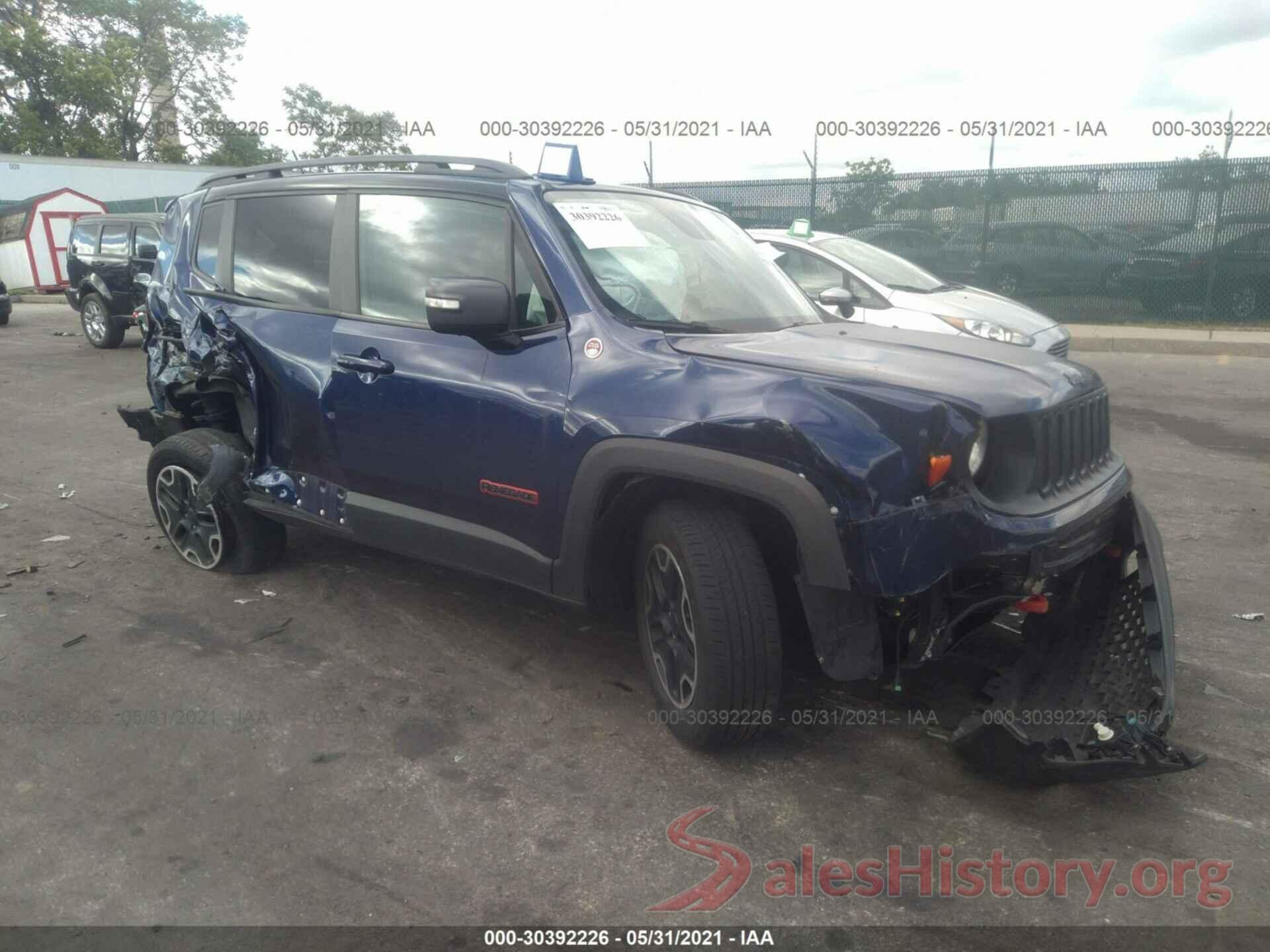 ZACCJBCT4GPD03900 2016 JEEP RENEGADE