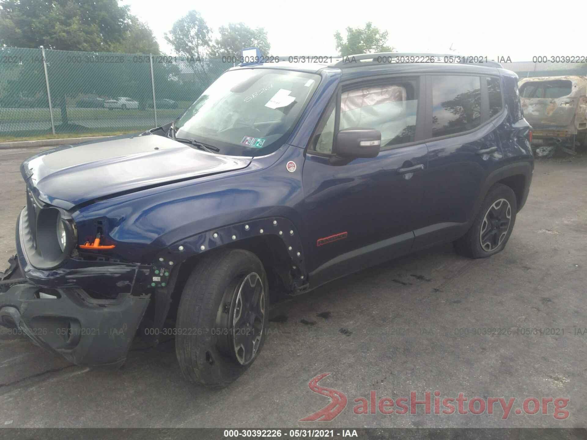 ZACCJBCT4GPD03900 2016 JEEP RENEGADE