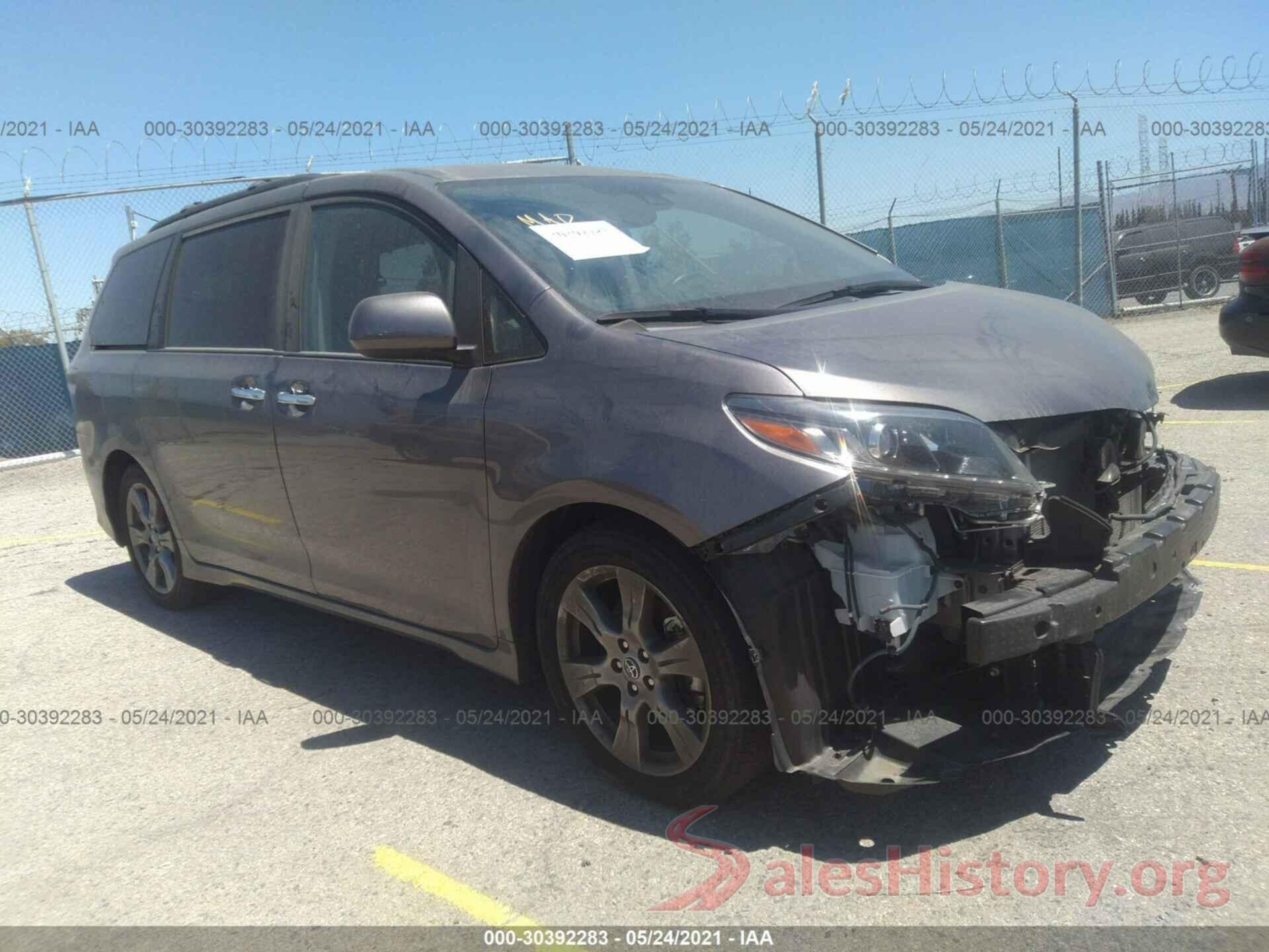 5TDXZ3DC9KS018006 2019 TOYOTA SIENNA