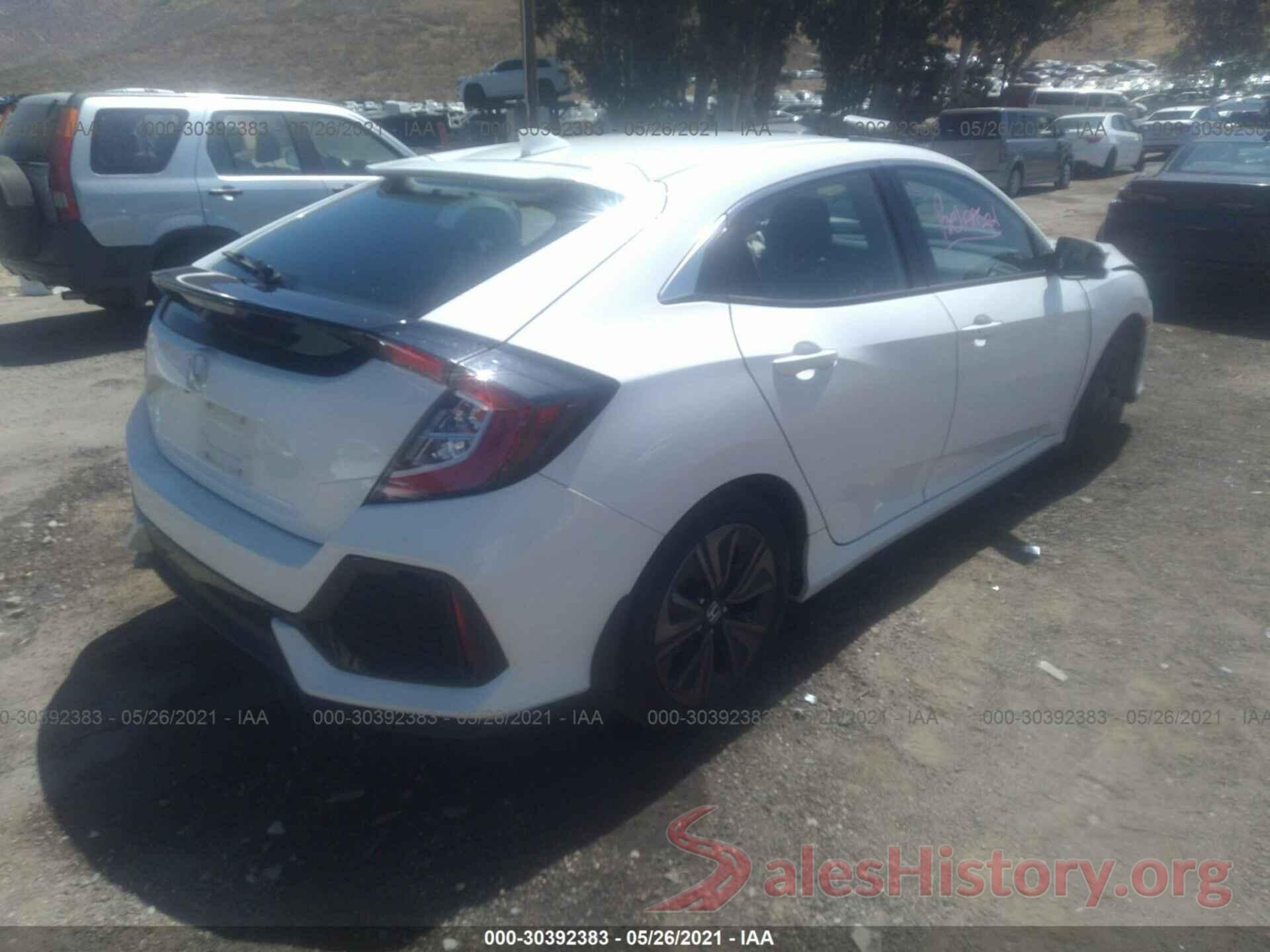 SHHFK7H59HU419182 2017 HONDA CIVIC HATCHBACK