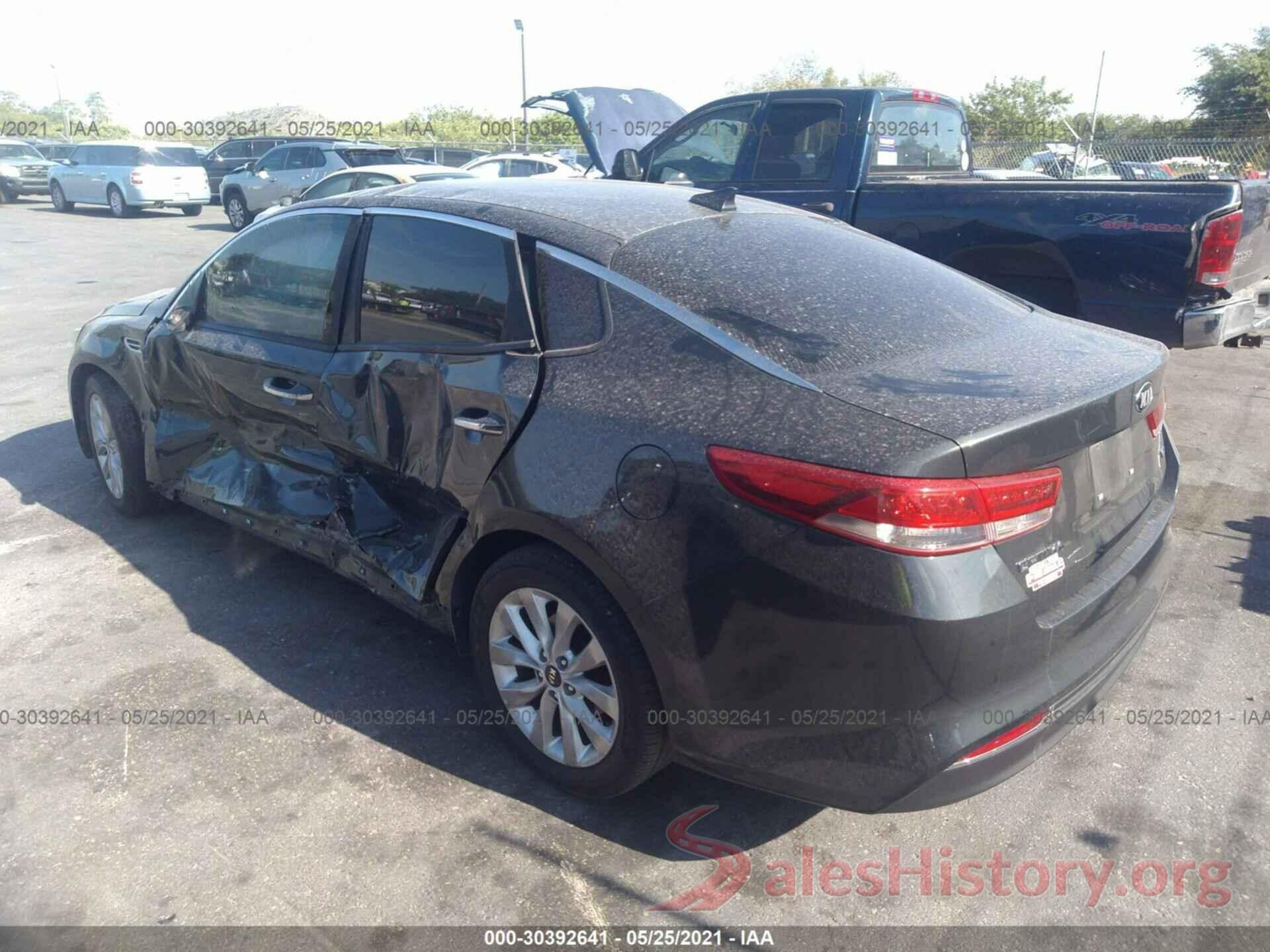 5XXGU4L37GG006158 2016 KIA OPTIMA