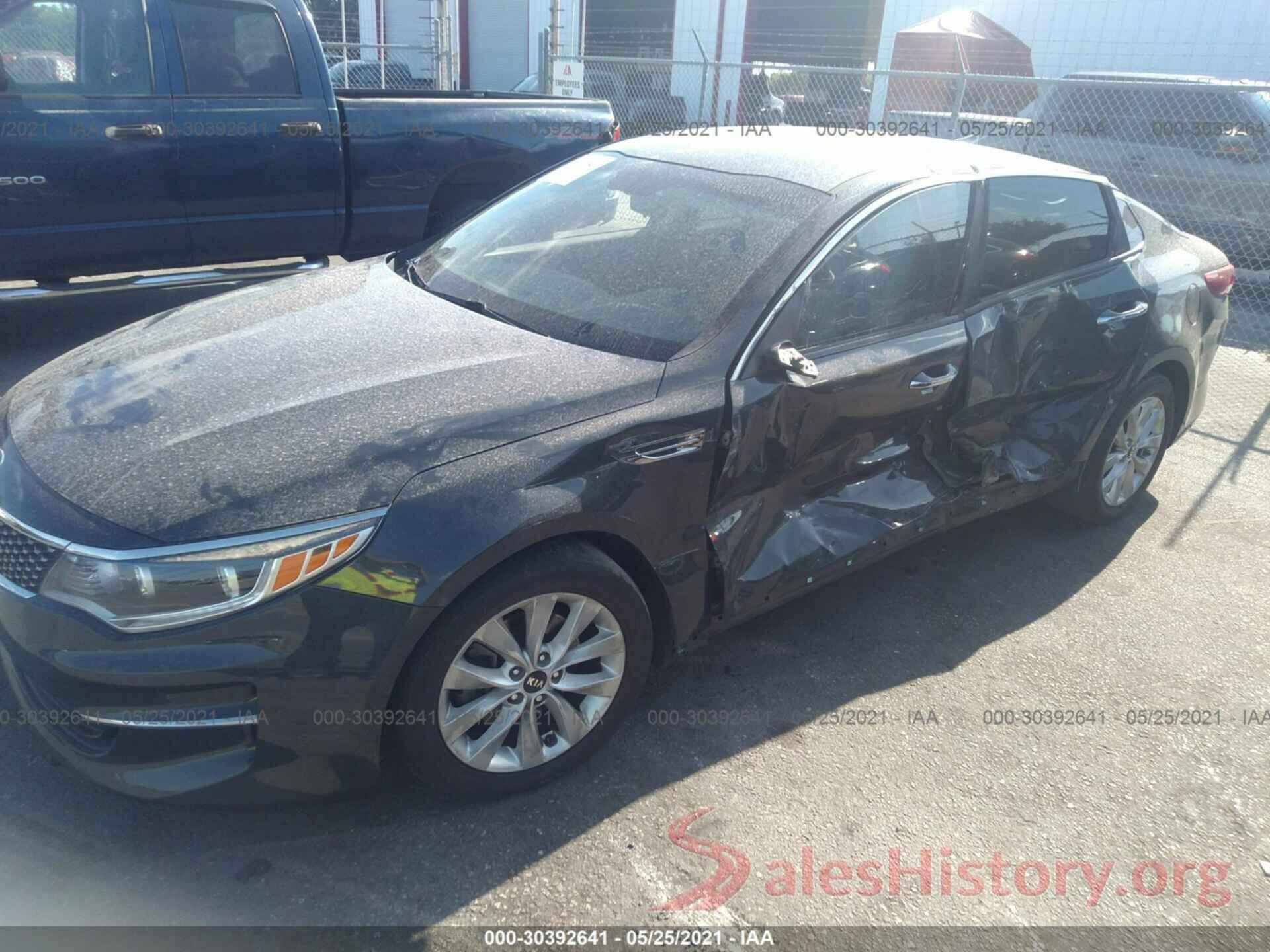 5XXGU4L37GG006158 2016 KIA OPTIMA