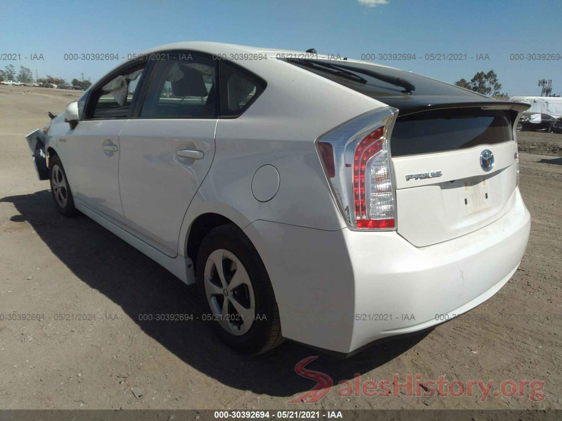 JTDKN3DU0F0478405 2015 TOYOTA PRIUS