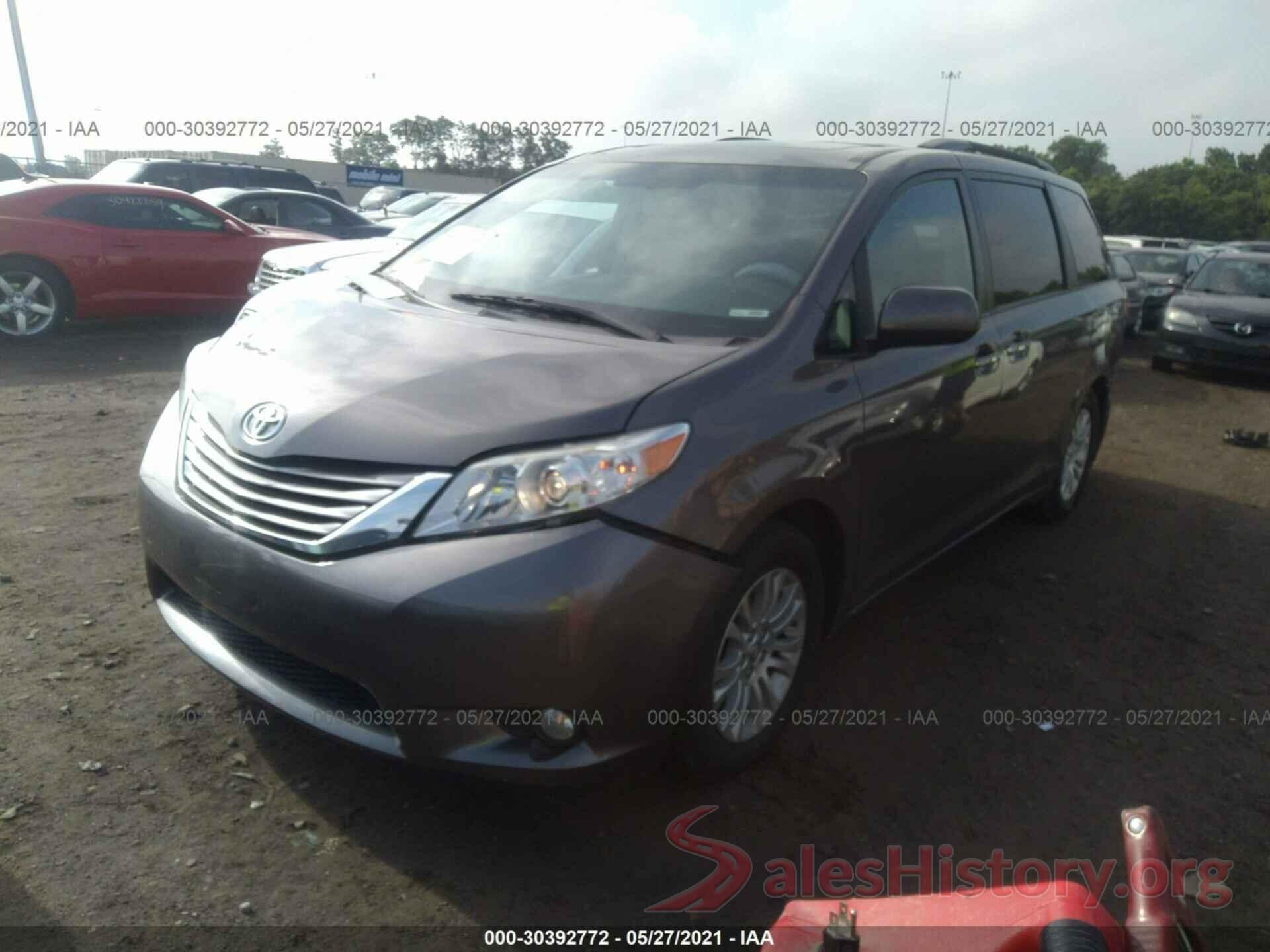 5TDYK3DC2GS743981 2016 TOYOTA SIENNA