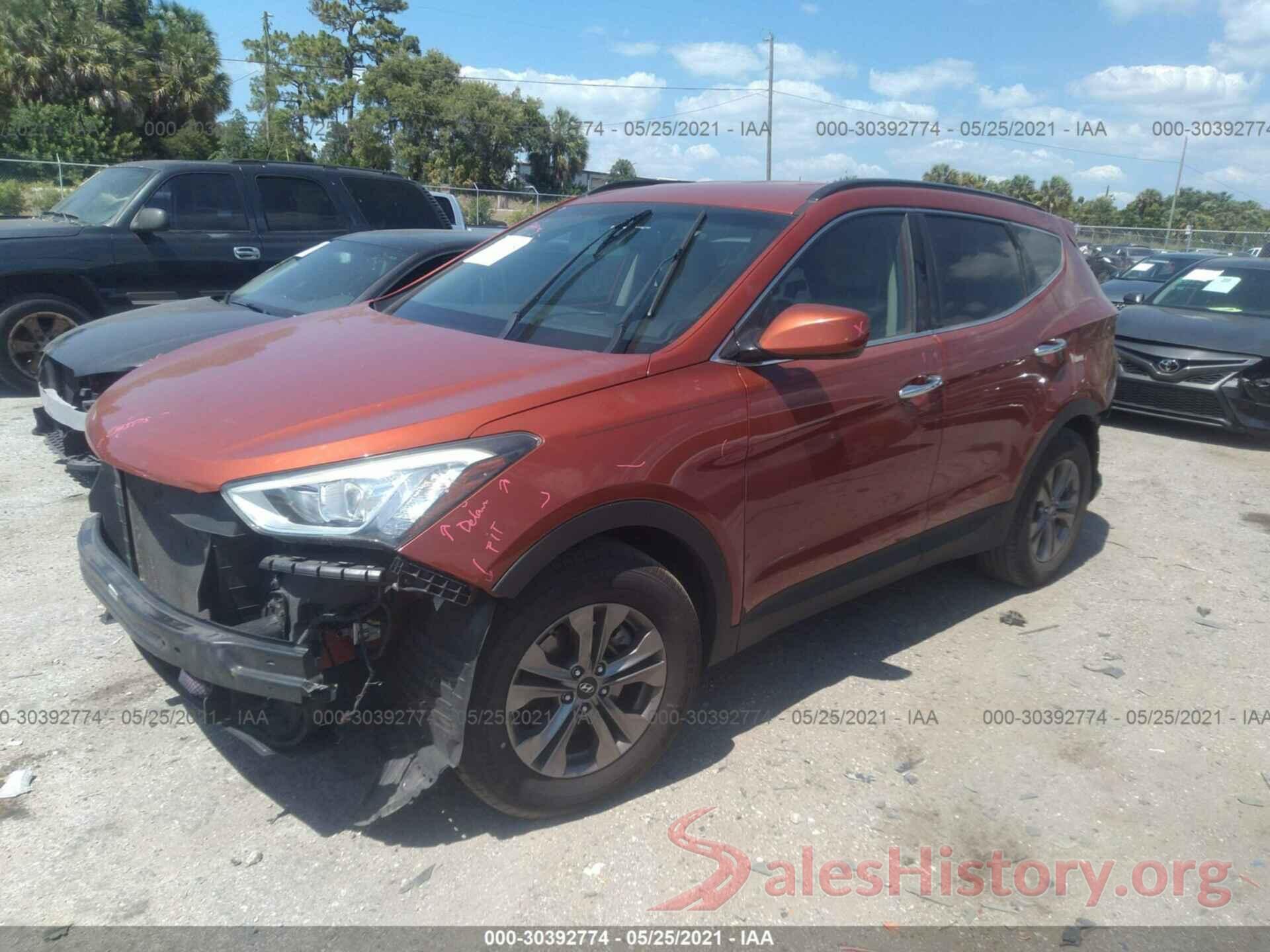 5XYZU3LB9GG372600 2016 HYUNDAI SANTA FE SPORT