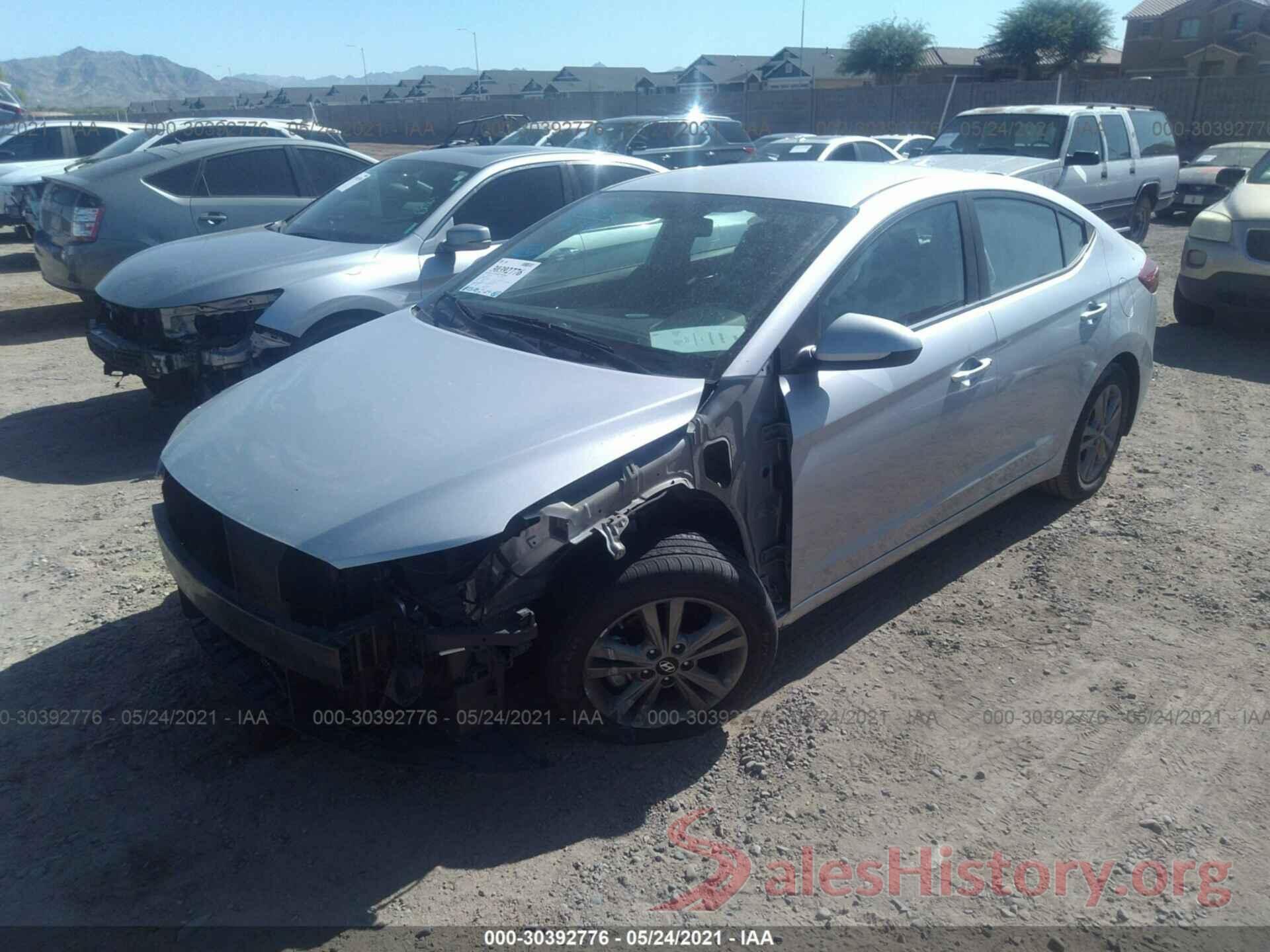 5NPD84LF3JH287355 2018 HYUNDAI ELANTRA