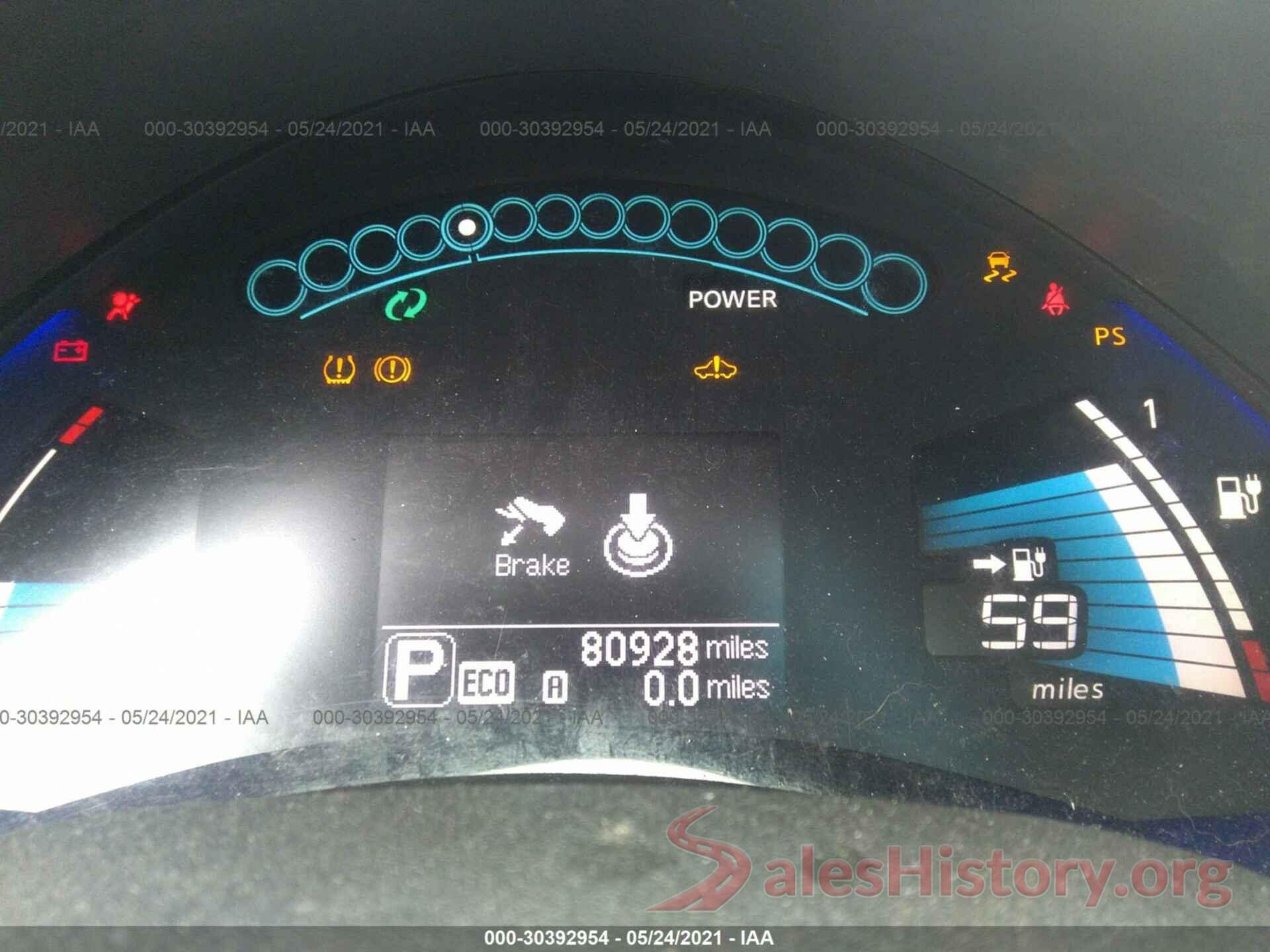 1N4AZ0CP4FC309633 2015 NISSAN LEAF