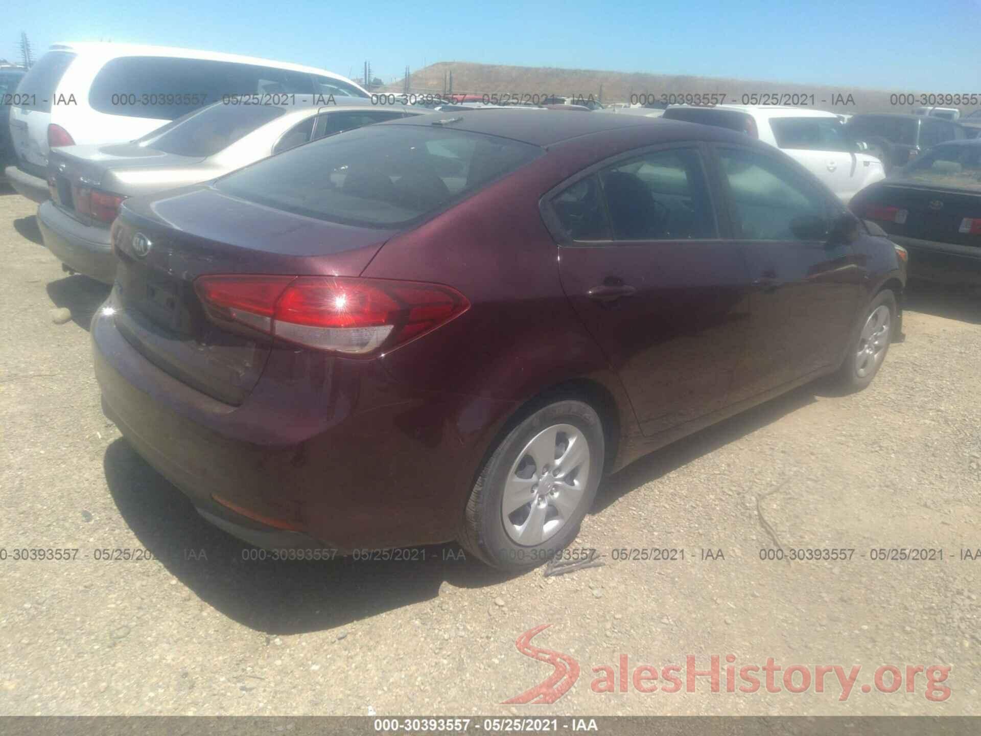 3KPFK4A74HE127098 2017 KIA FORTE