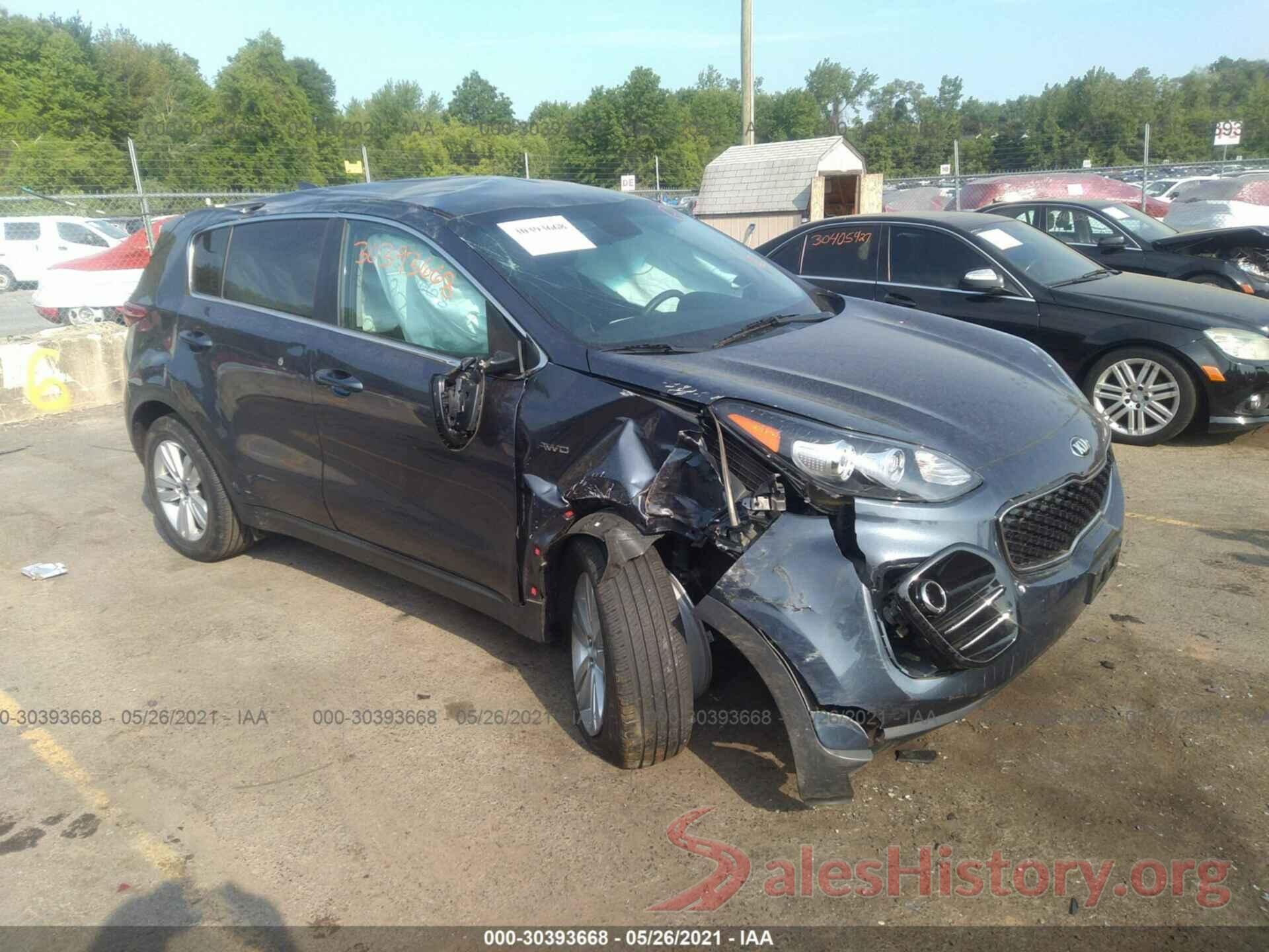 KNDPMCACXH7289825 2017 KIA SPORTAGE