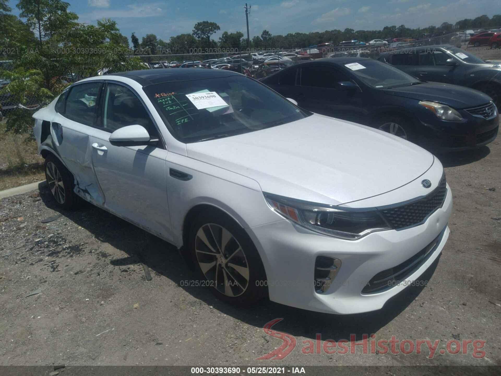 5XXGV4L25GG027627 2016 KIA OPTIMA