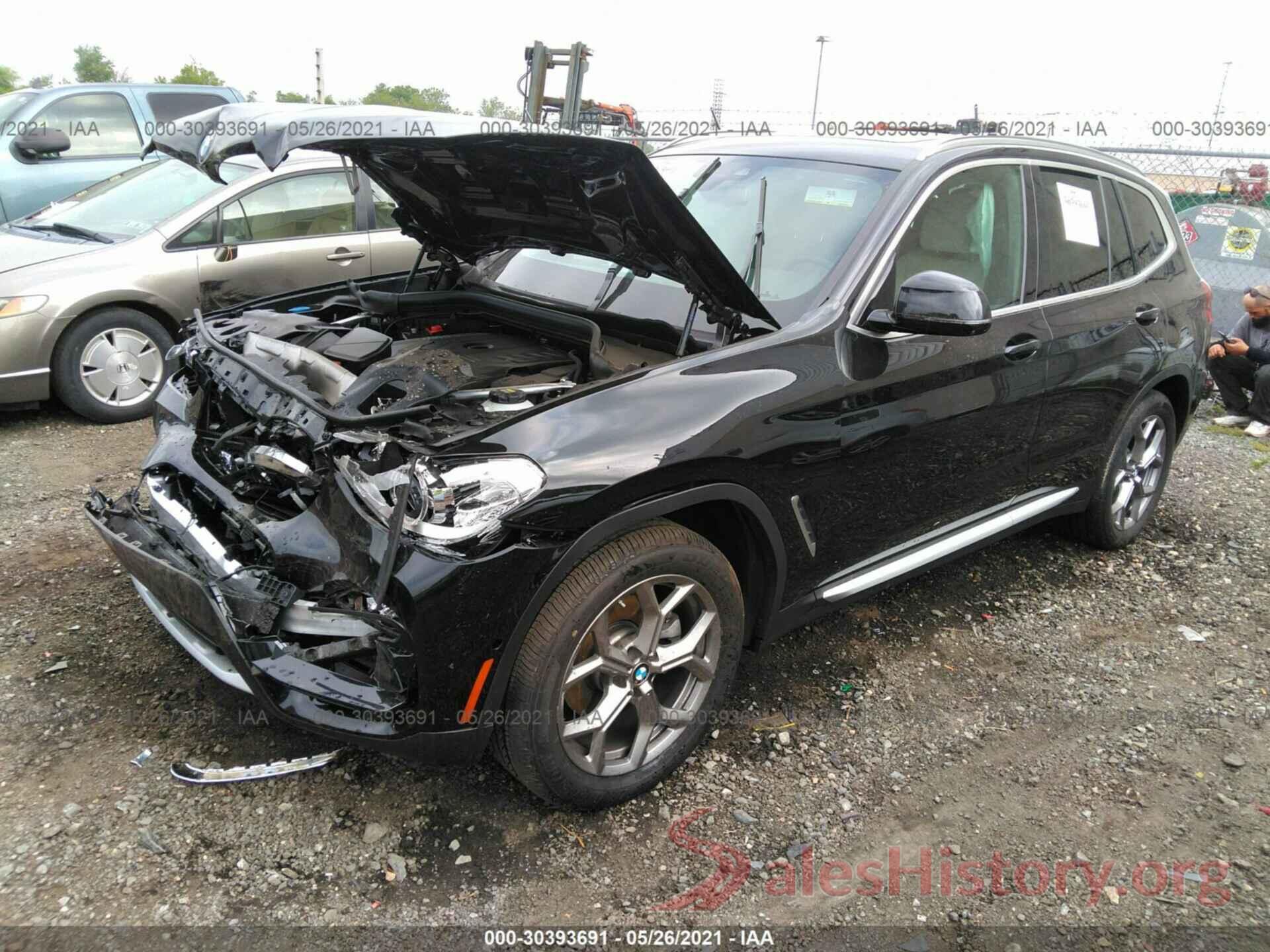 5UXTY5C07M9E96397 2021 BMW X3