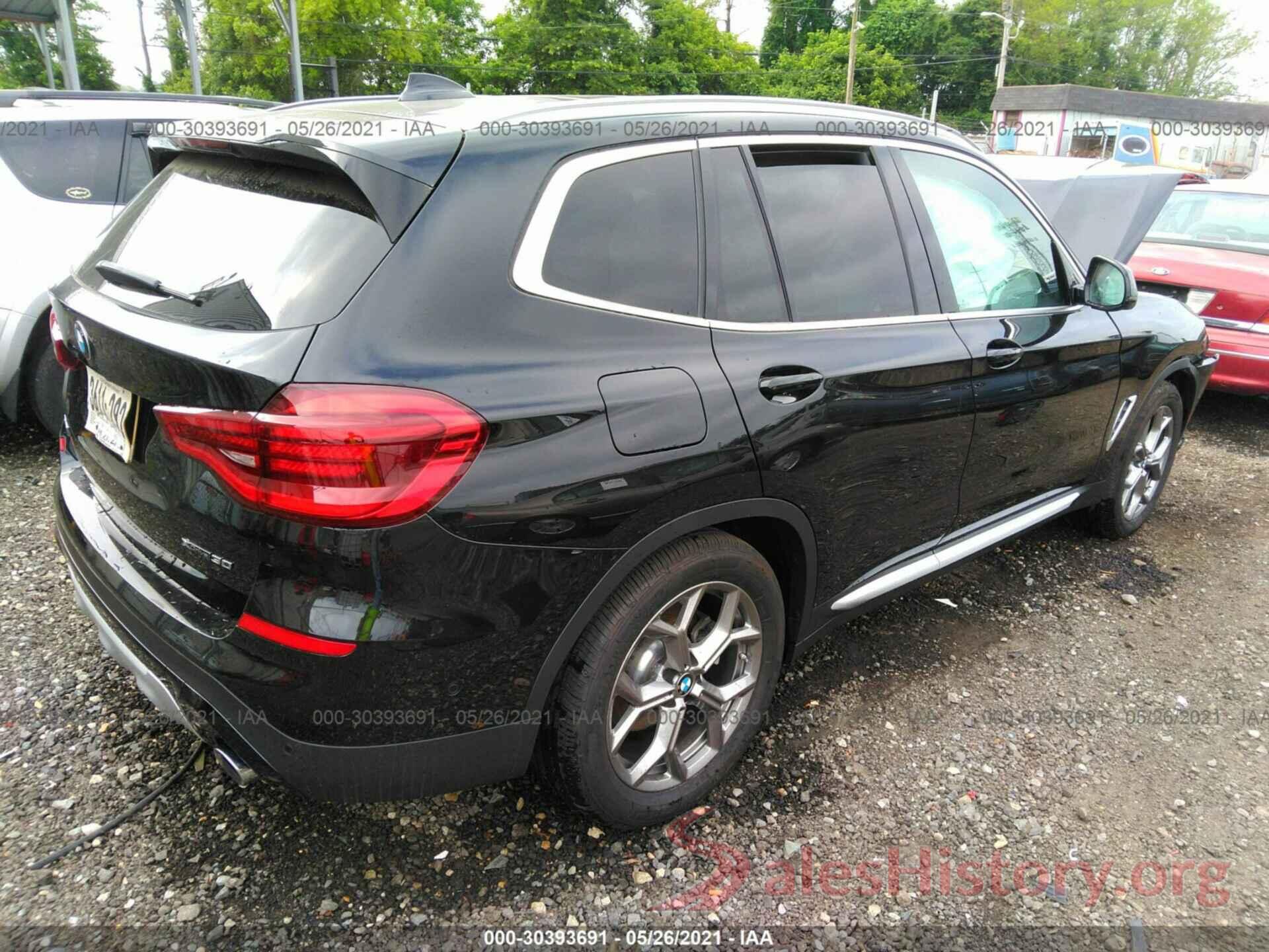 5UXTY5C07M9E96397 2021 BMW X3