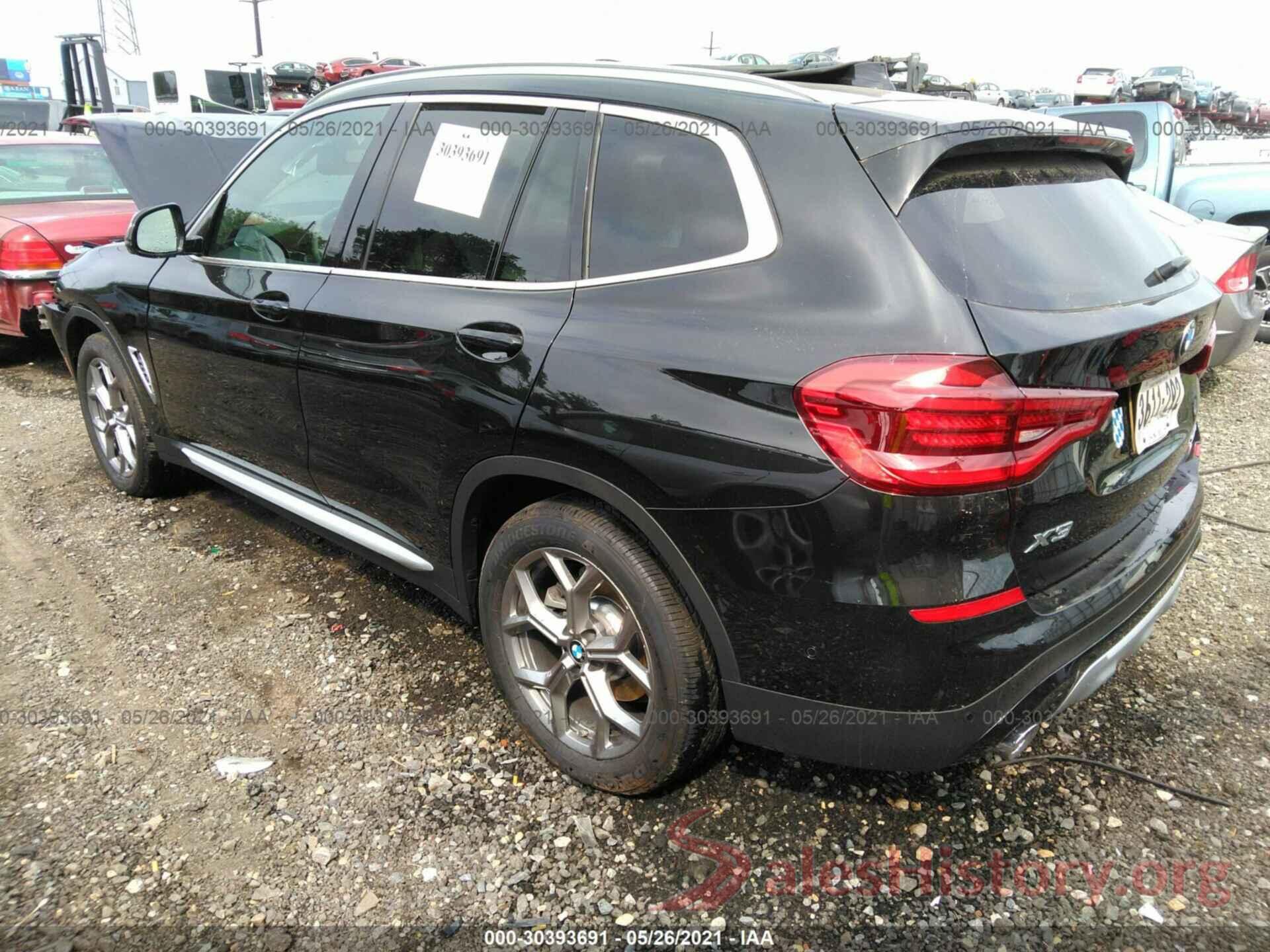 5UXTY5C07M9E96397 2021 BMW X3