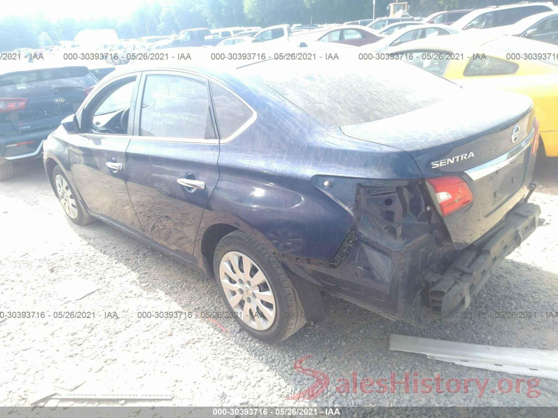 3N1AB7AP0GL654662 2016 NISSAN SENTRA