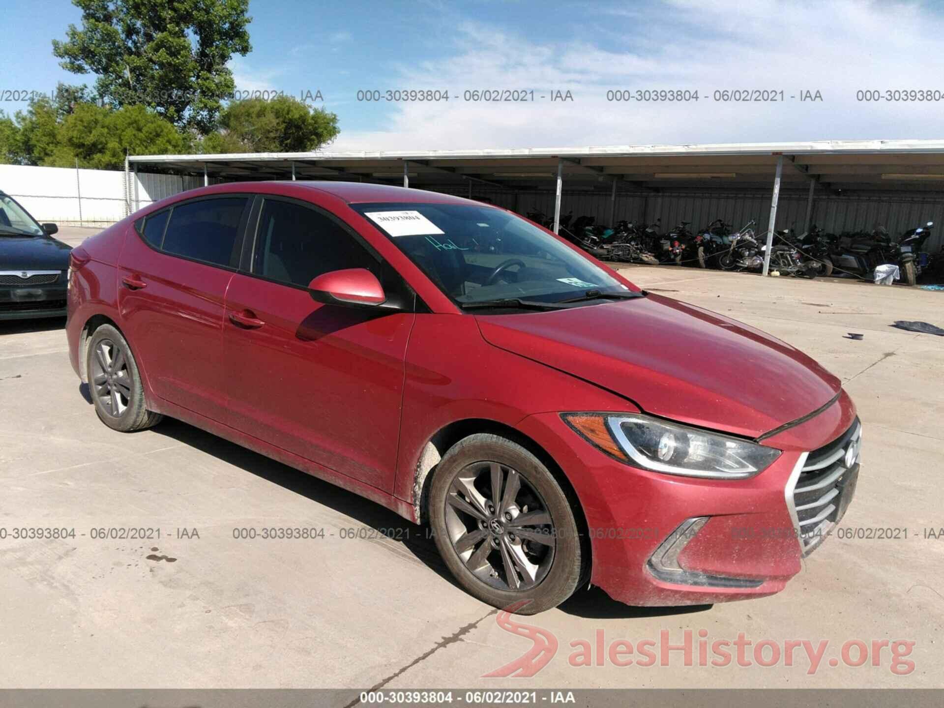 5NPD84LF4HH063800 2017 HYUNDAI ELANTRA