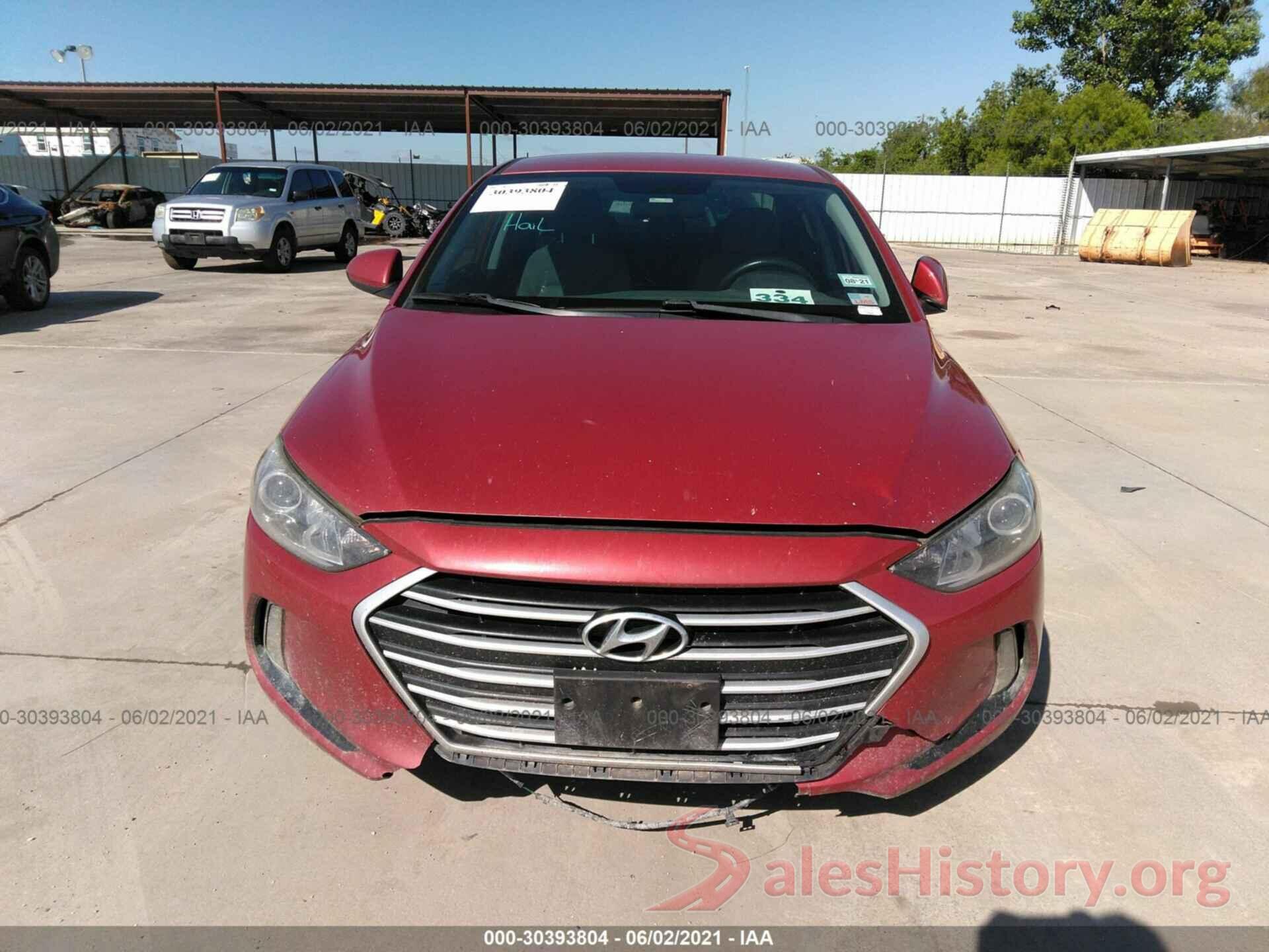 5NPD84LF4HH063800 2017 HYUNDAI ELANTRA