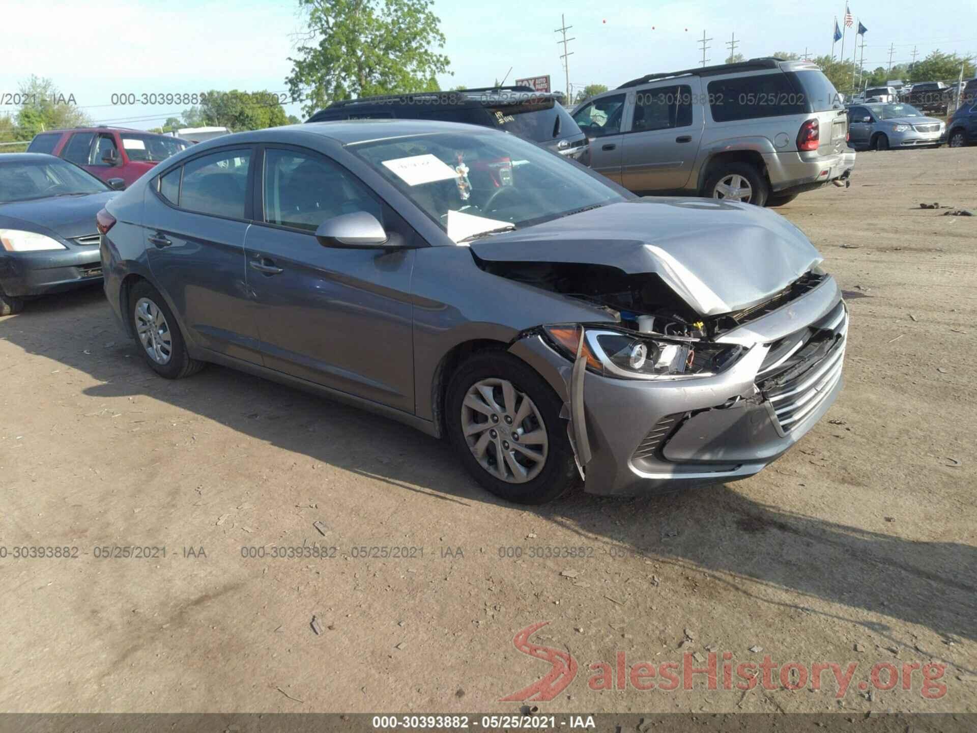 KMHD74LF5JU599424 2018 HYUNDAI ELANTRA