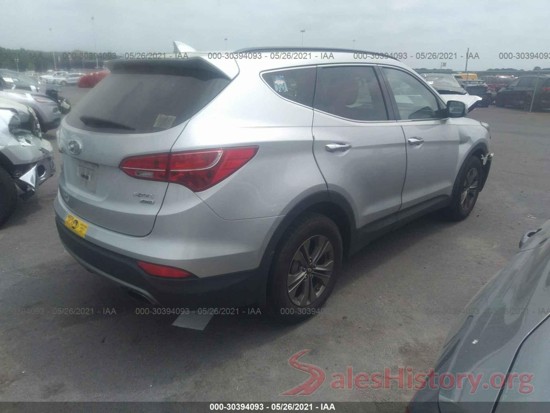 5XYZUDLB1GG342559 2016 HYUNDAI SANTA FE SPORT