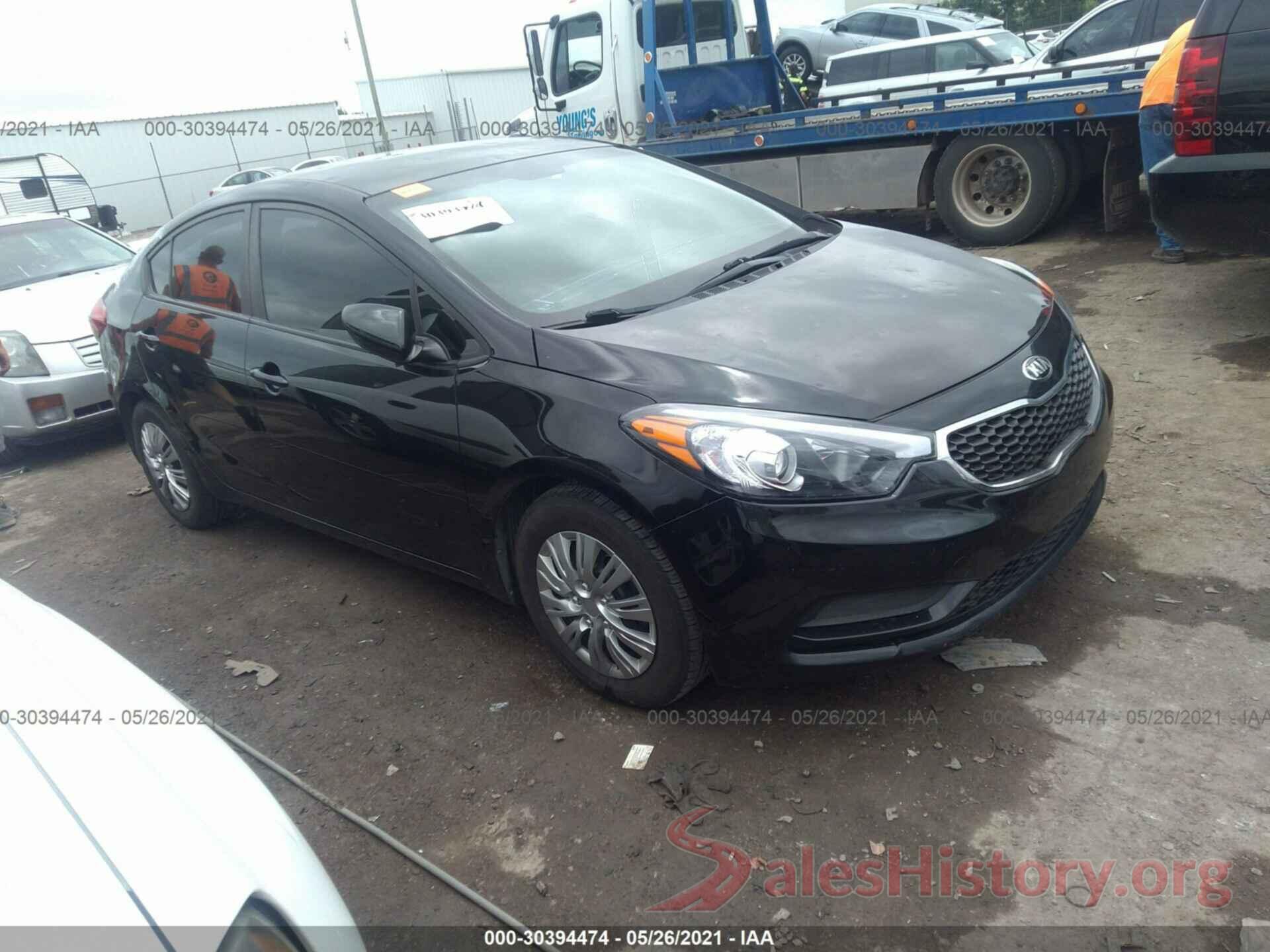 KNAFK4A66G5609988 2016 KIA FORTE