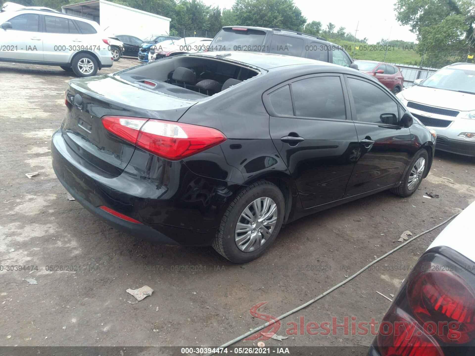 KNAFK4A66G5609988 2016 KIA FORTE