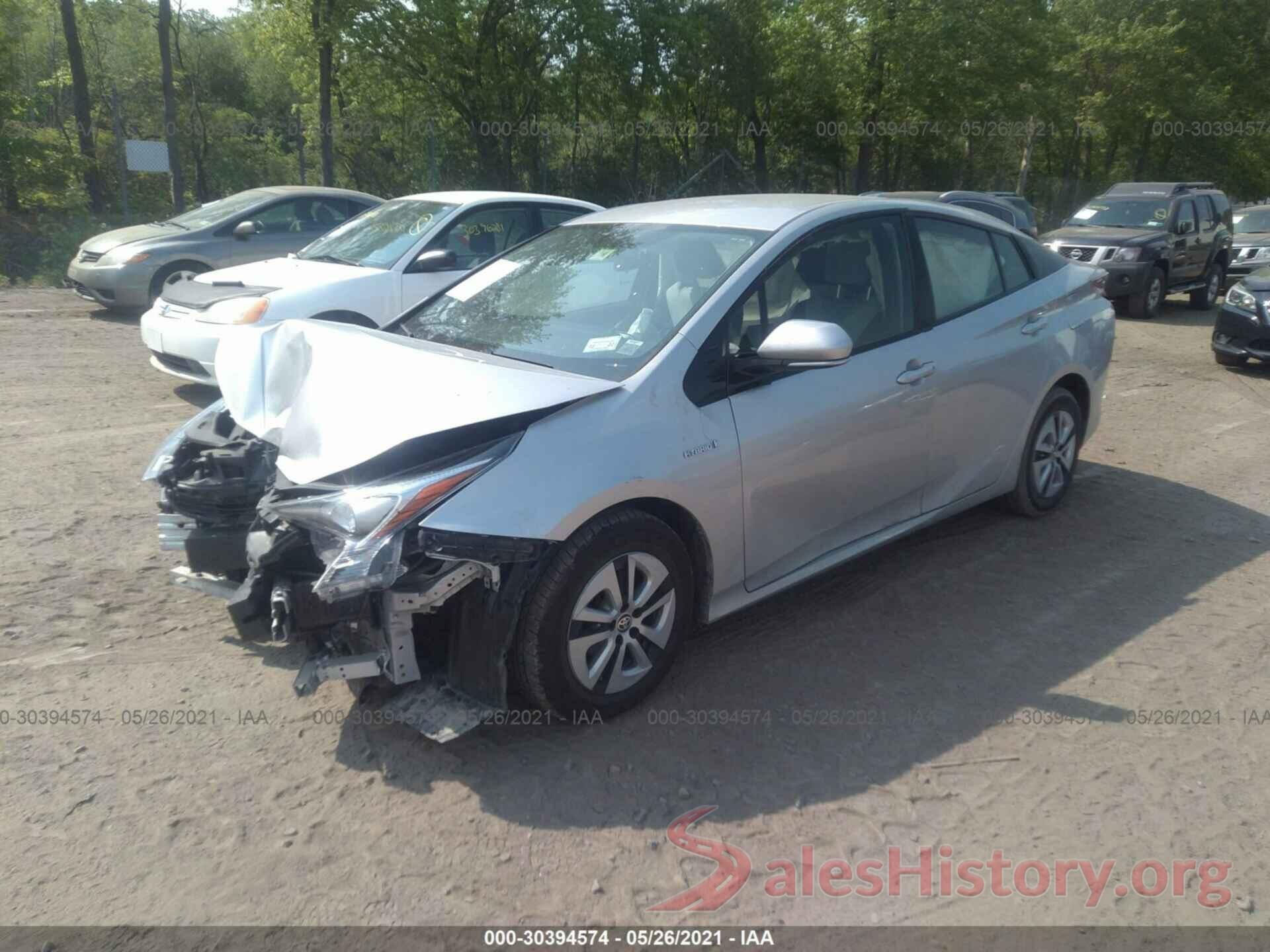 JTDKARFU3G3009160 2016 TOYOTA PRIUS