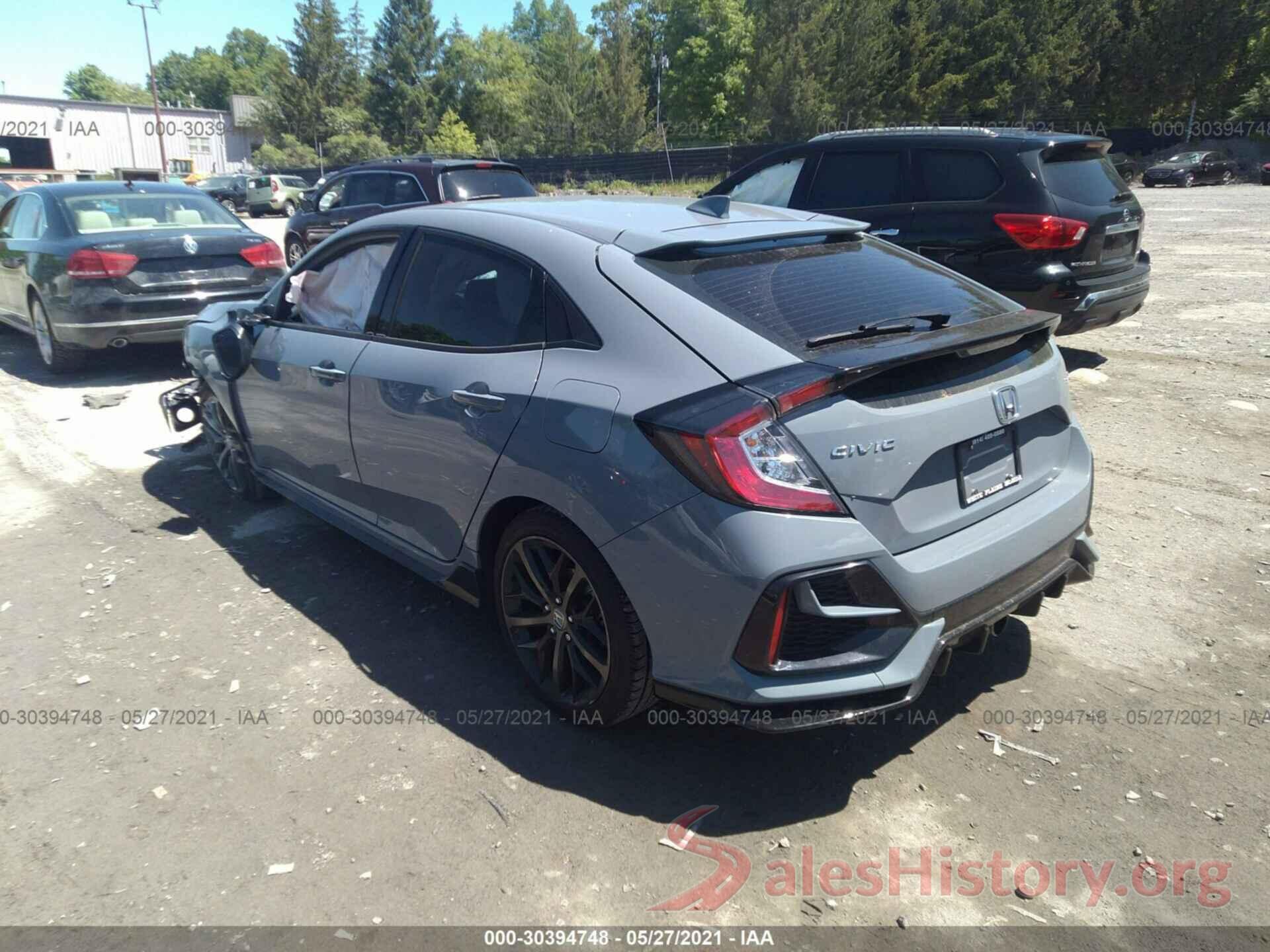 SHHFK7G44MU207129 2021 HONDA CIVIC HATCHBACK