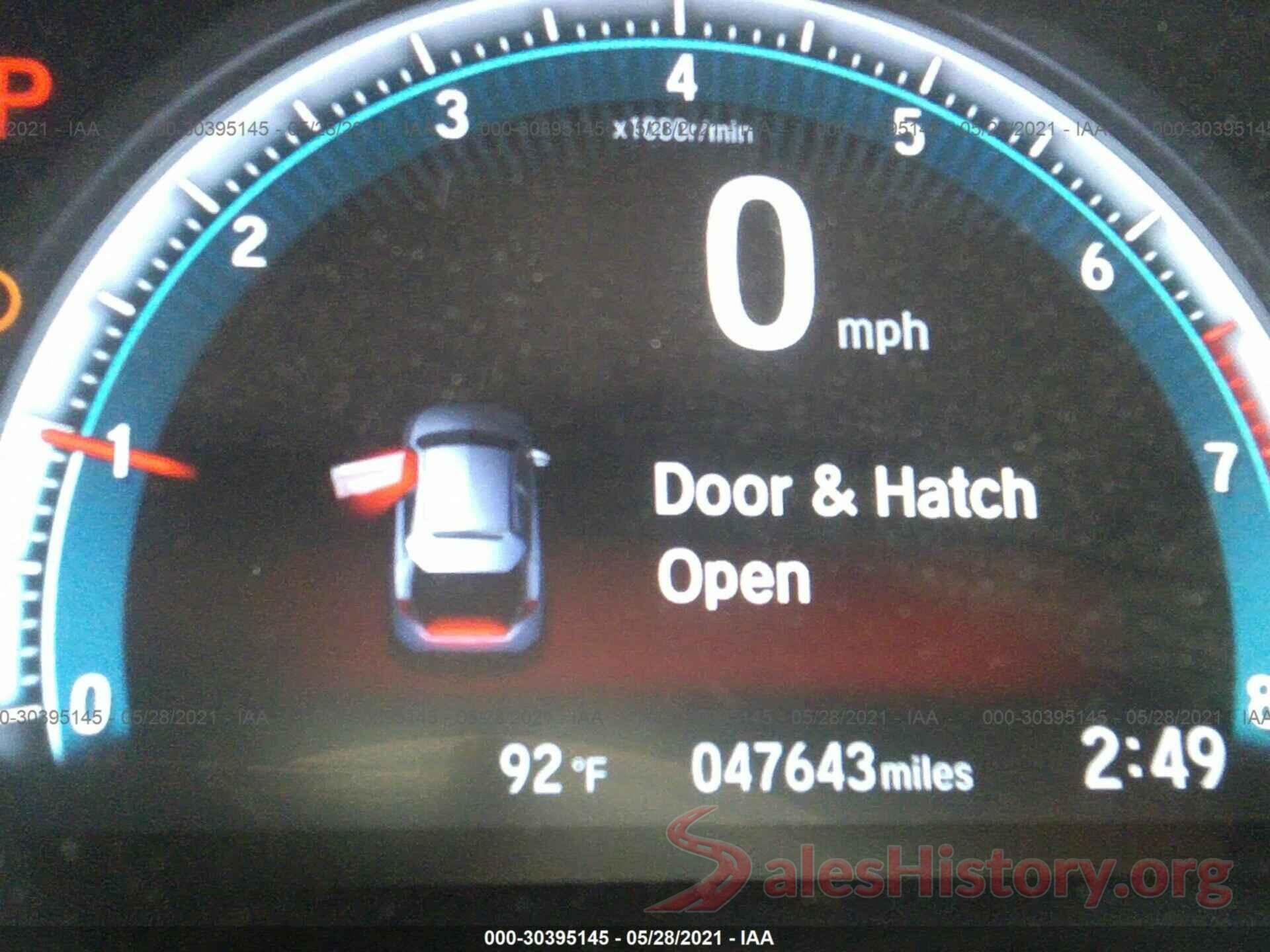 SHHFK7H54HU404766 2017 HONDA CIVIC HATCHBACK