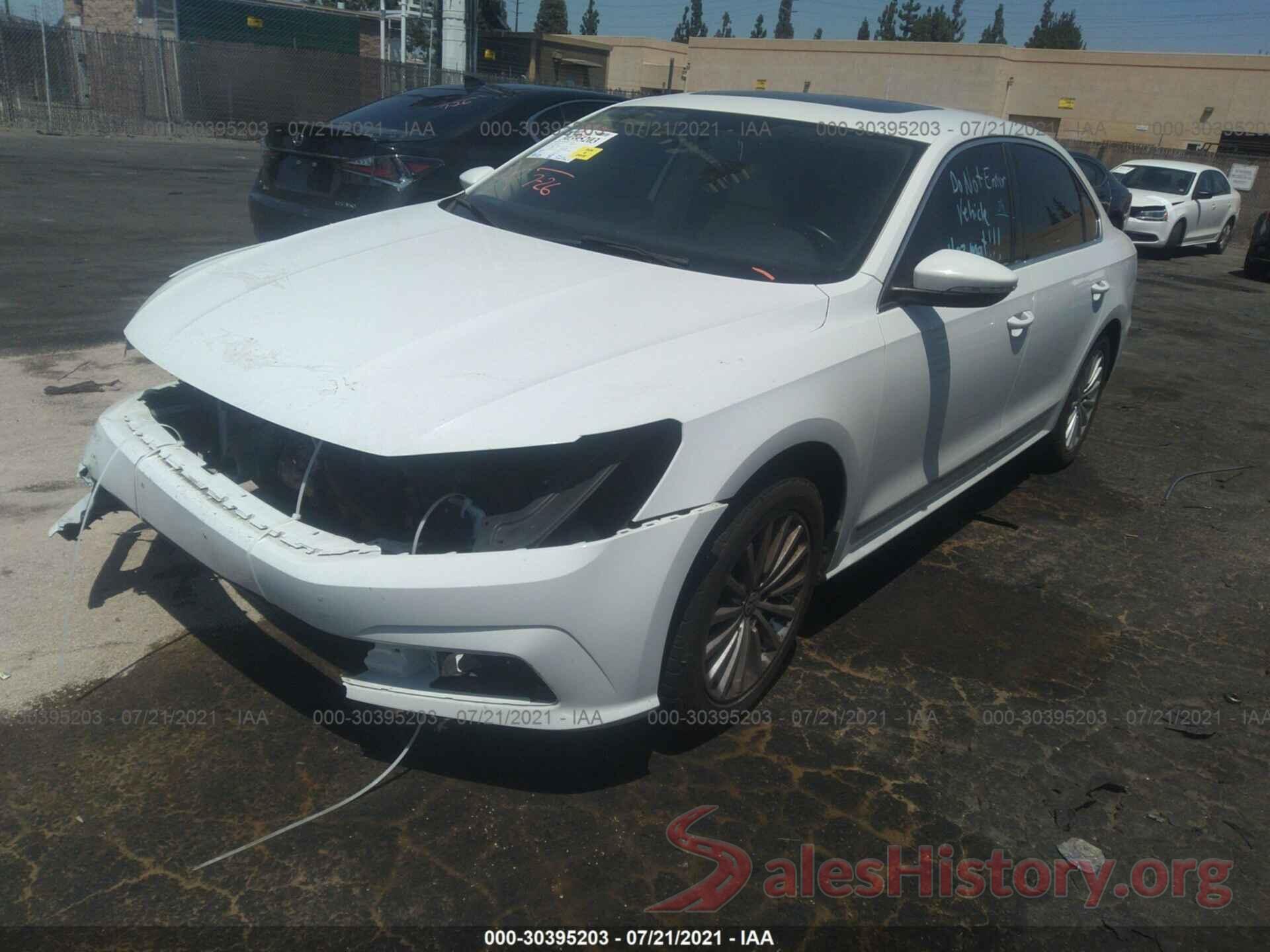 1VWBT7A39GC042660 2016 VOLKSWAGEN PASSAT