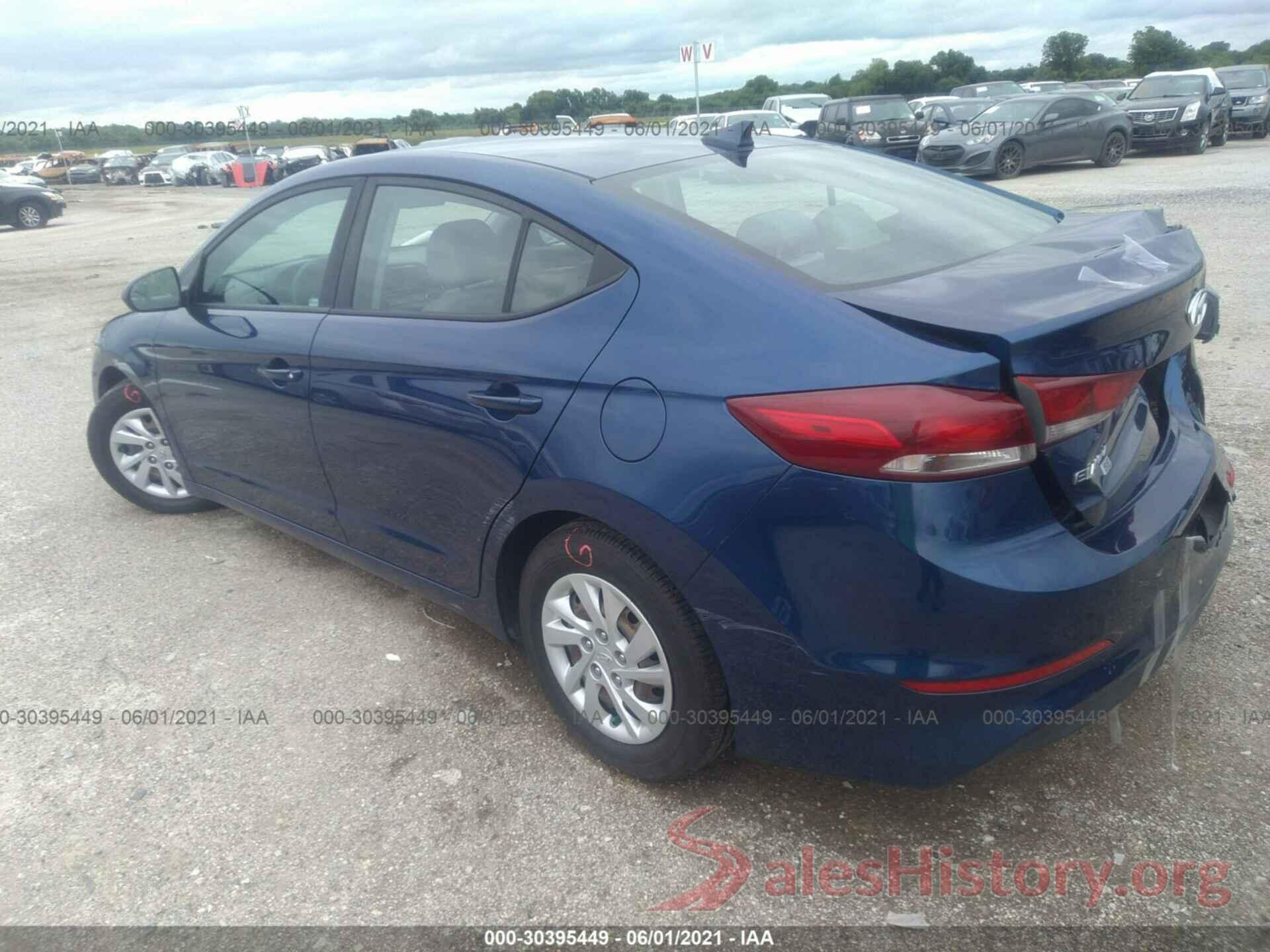 5NPD74LF8HH081588 2017 HYUNDAI ELANTRA