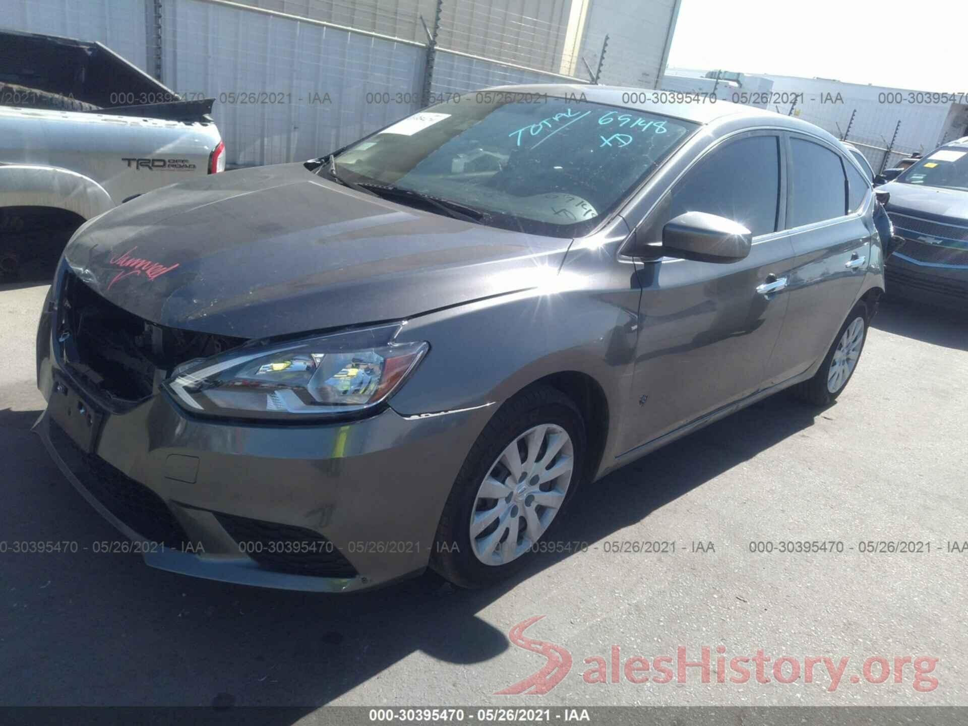 3N1AB7AP3HY295800 2017 NISSAN SENTRA