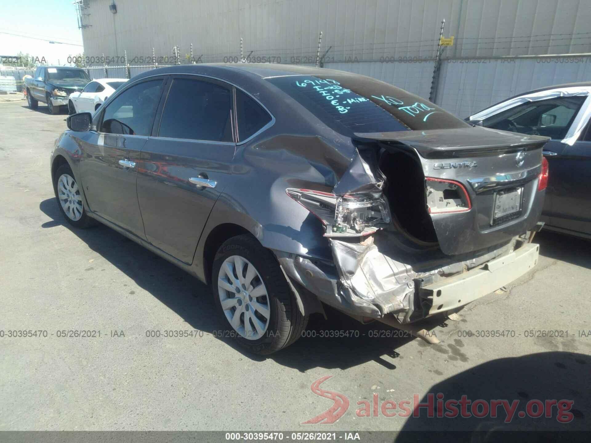 3N1AB7AP3HY295800 2017 NISSAN SENTRA