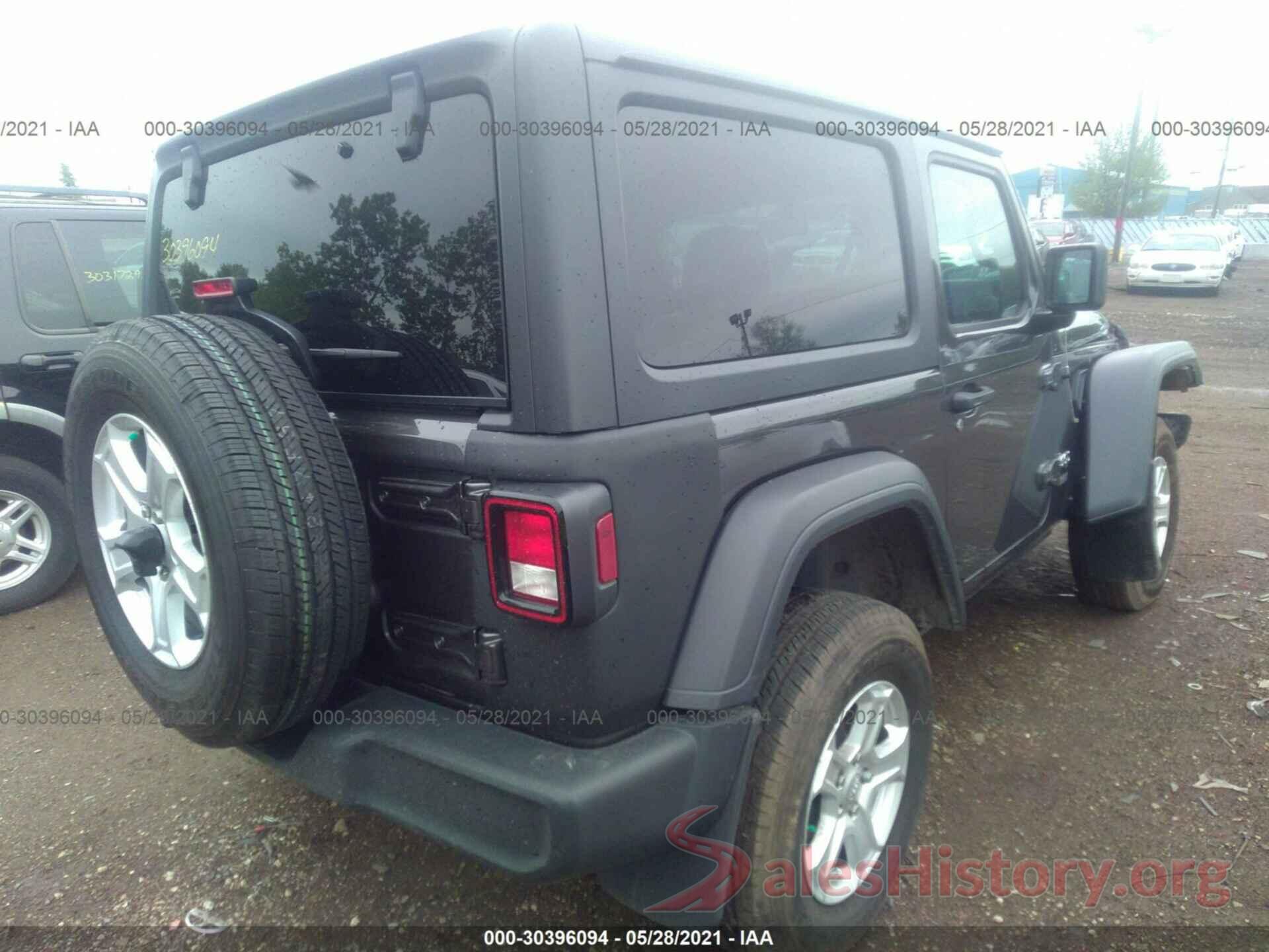 1C4GJXAN6LW228343 2020 JEEP WRANGLER