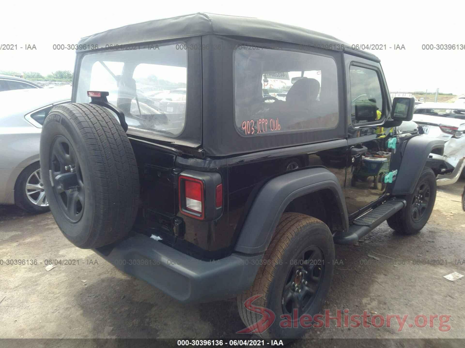 1C4GJXAN0JW250769 2018 JEEP WRANGLER