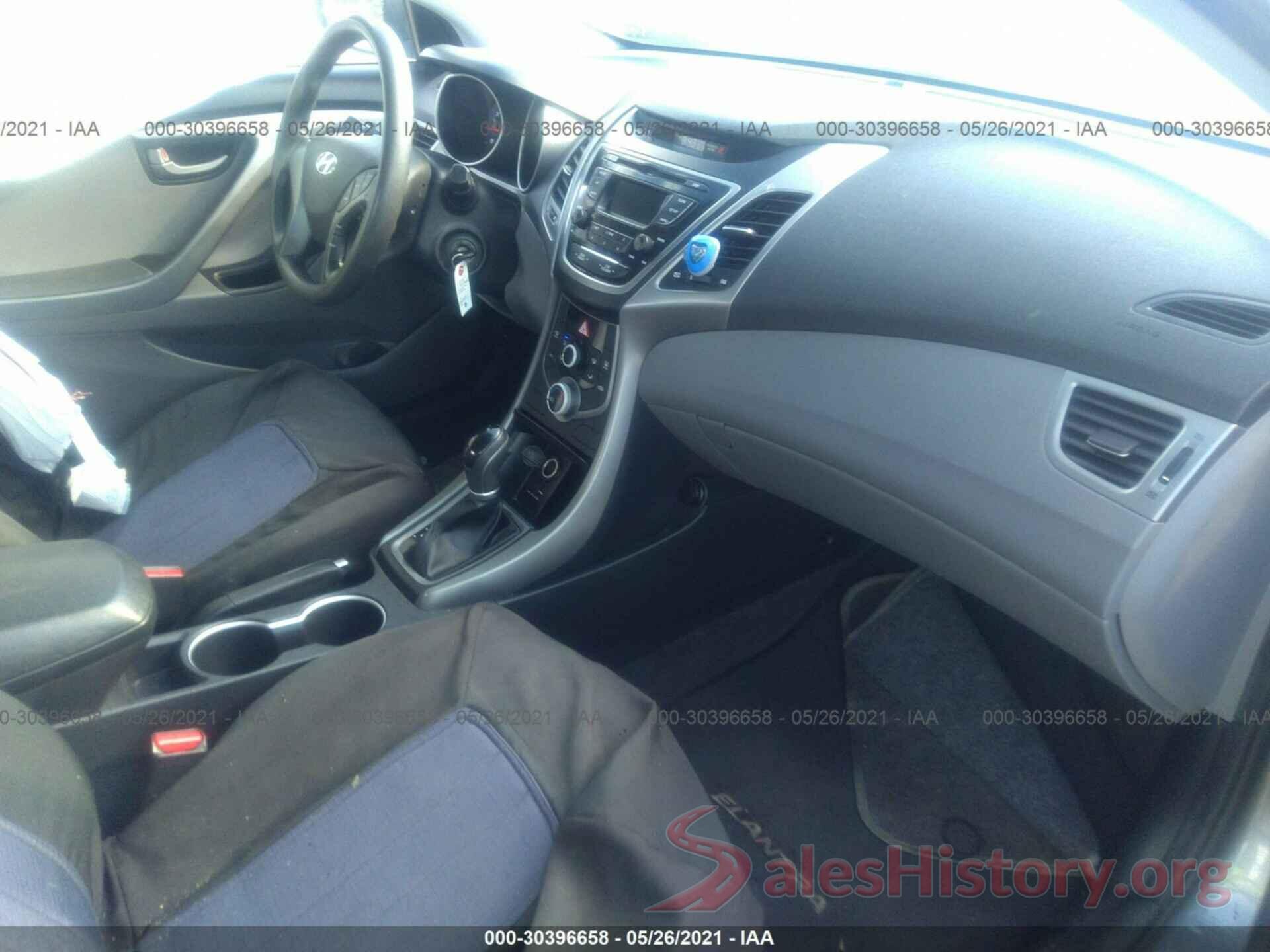 KMHDH4AEXGU619201 2016 HYUNDAI ELANTRA