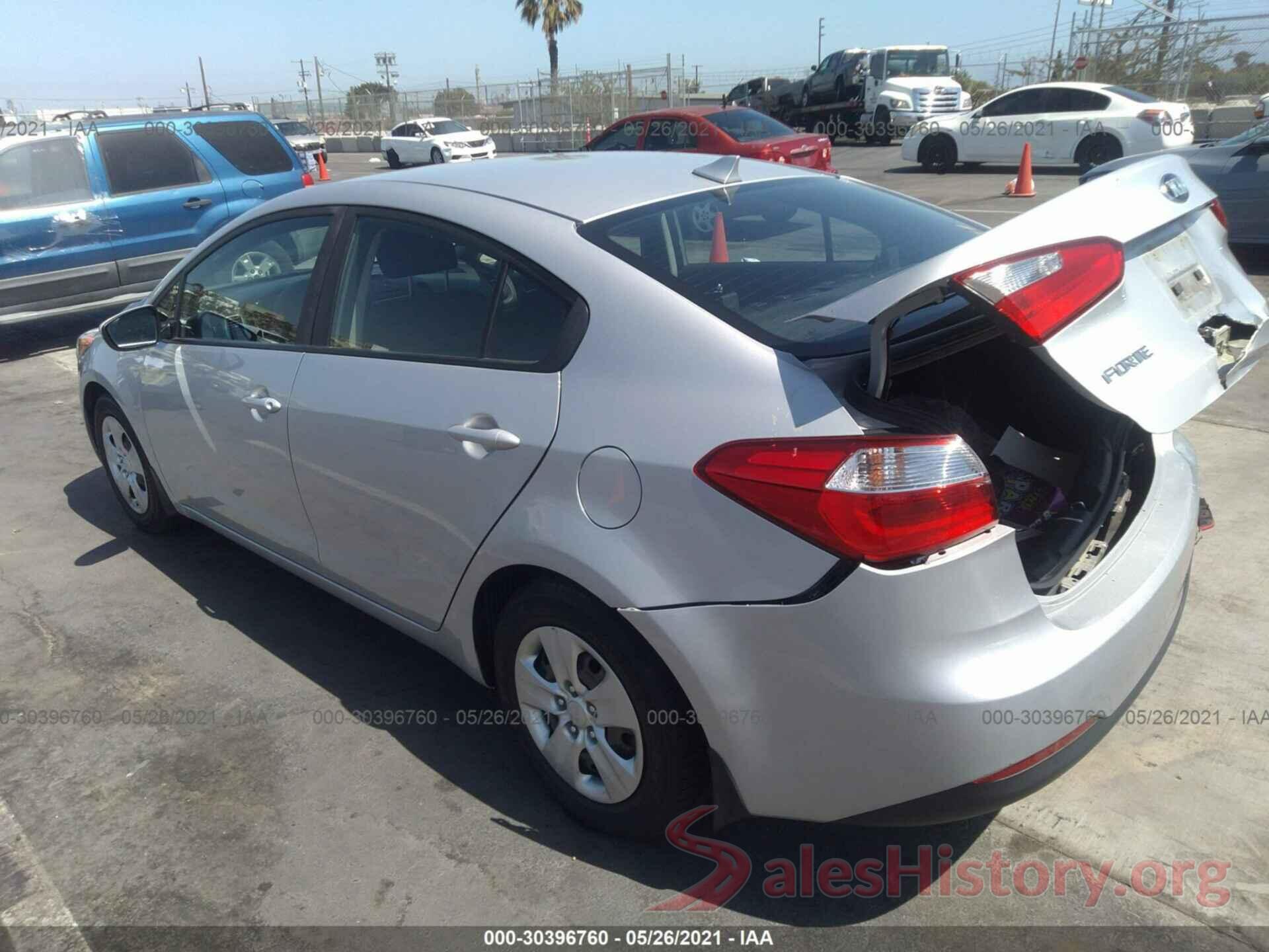 KNAFK4A65G5589829 2016 KIA FORTE