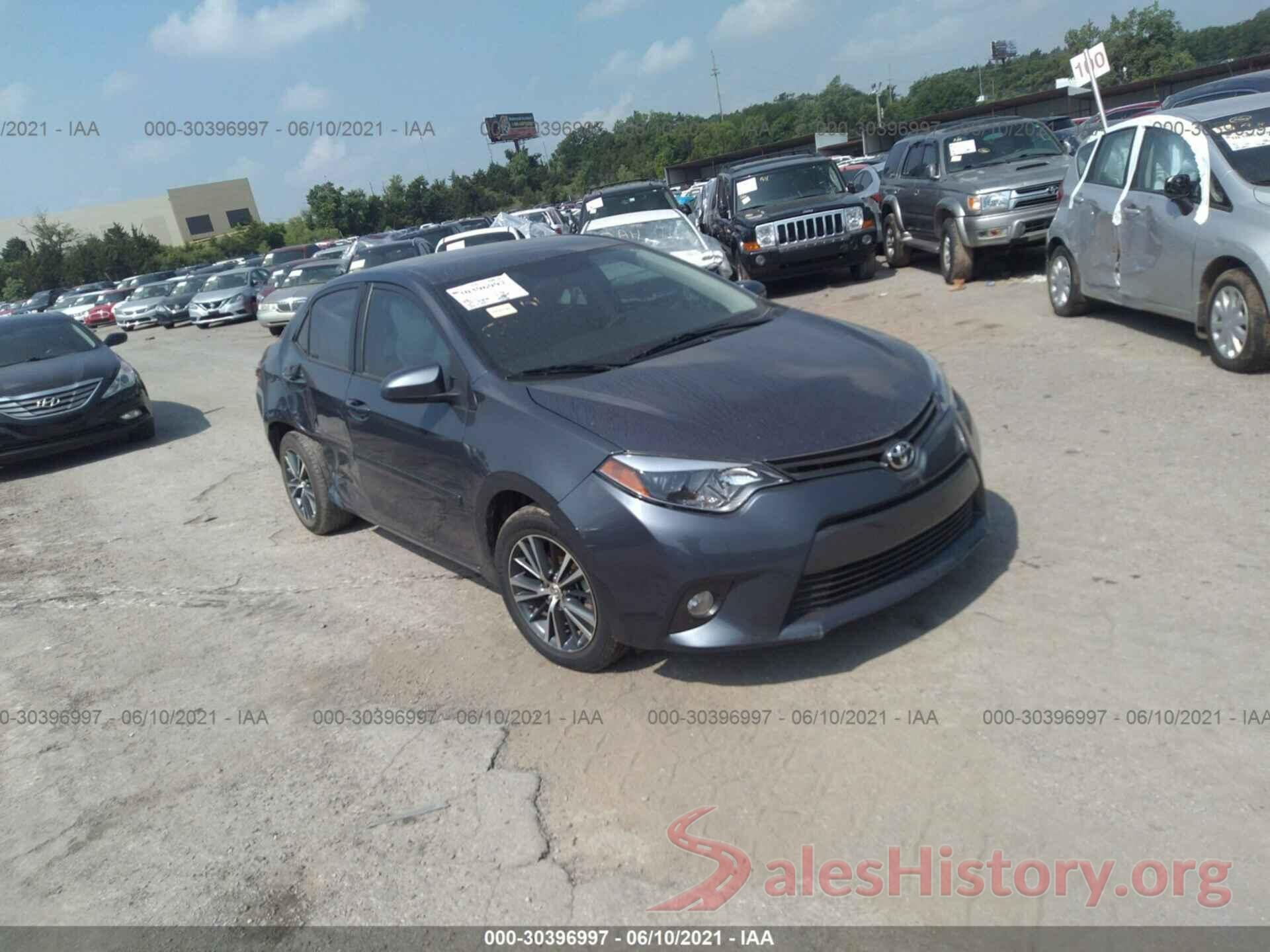 5YFBURHE9GP506296 2016 TOYOTA COROLLA