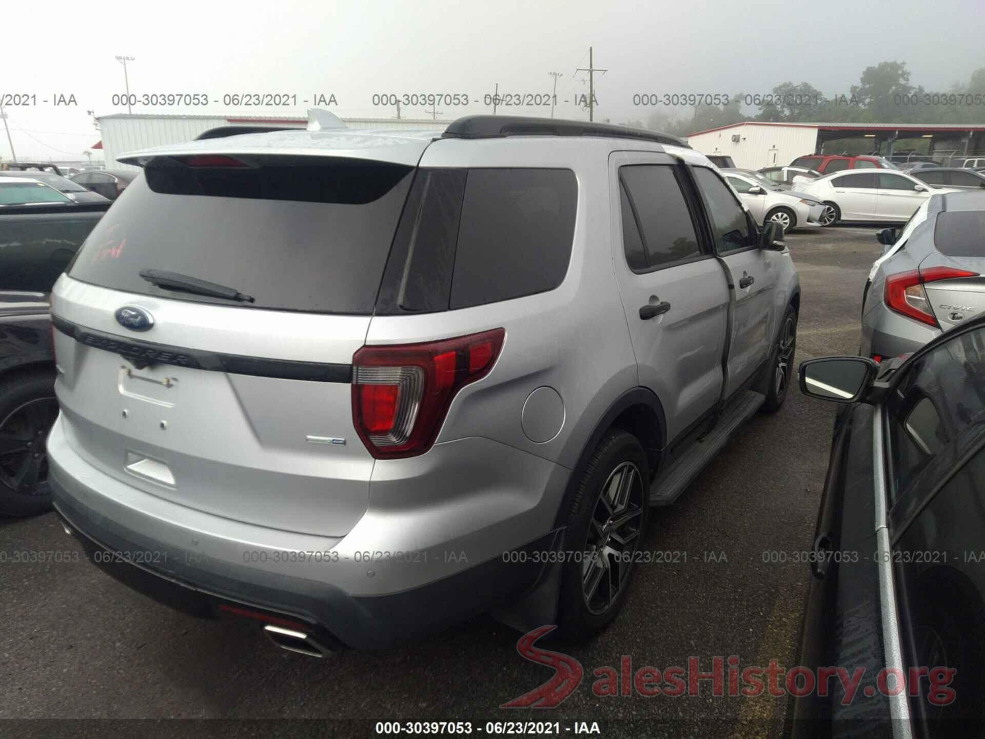 1FM5K8GT7HGB76492 2017 FORD EXPLORER