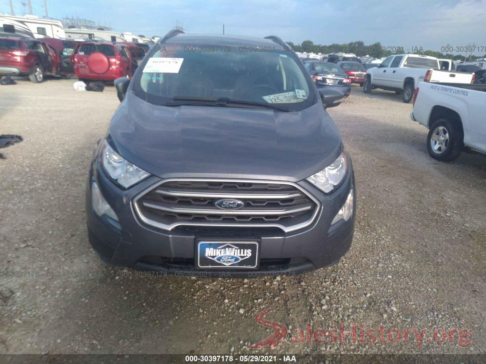 MAJ3S2GEXKC276536 2019 FORD ECOSPORT